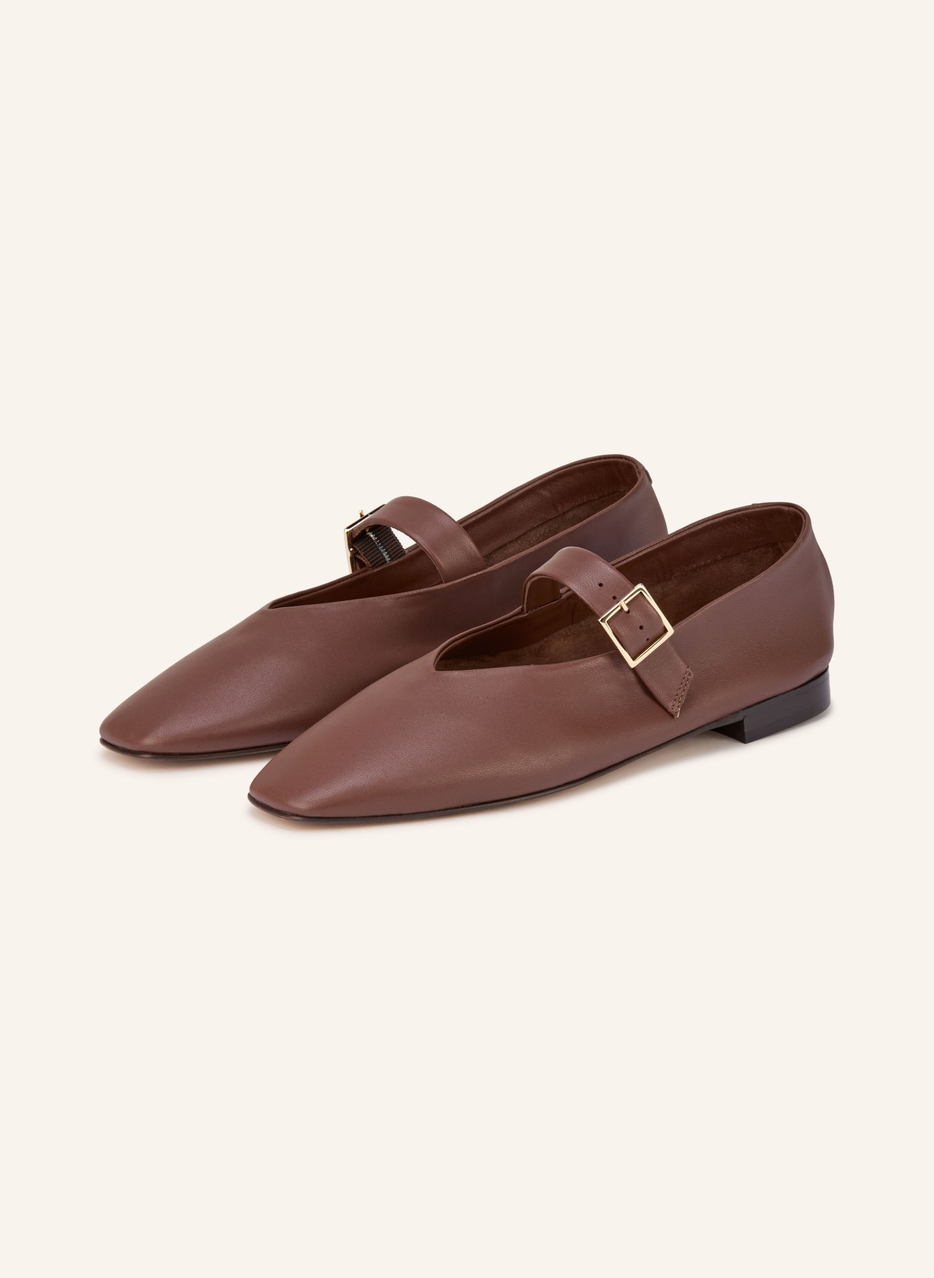 bobbies Mary-Jane-Ballerinas OUNA: BRAUN