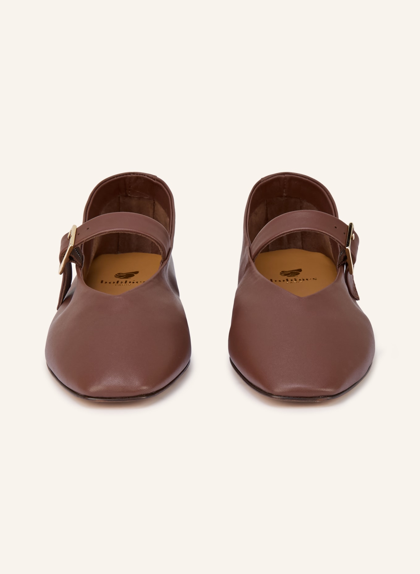 bobbies Mary-Jane-Ballerinas OUNA: BRAUN