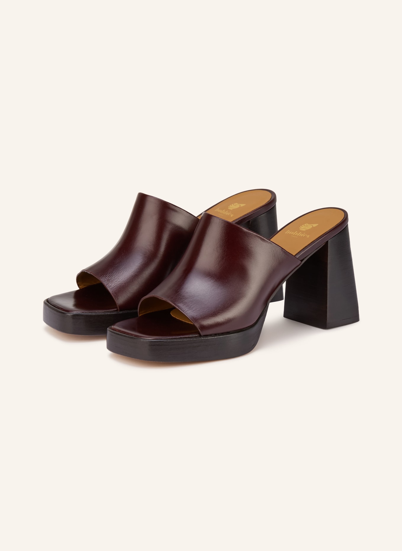 bobbies Mules RENATA: DUNKELBRAUN