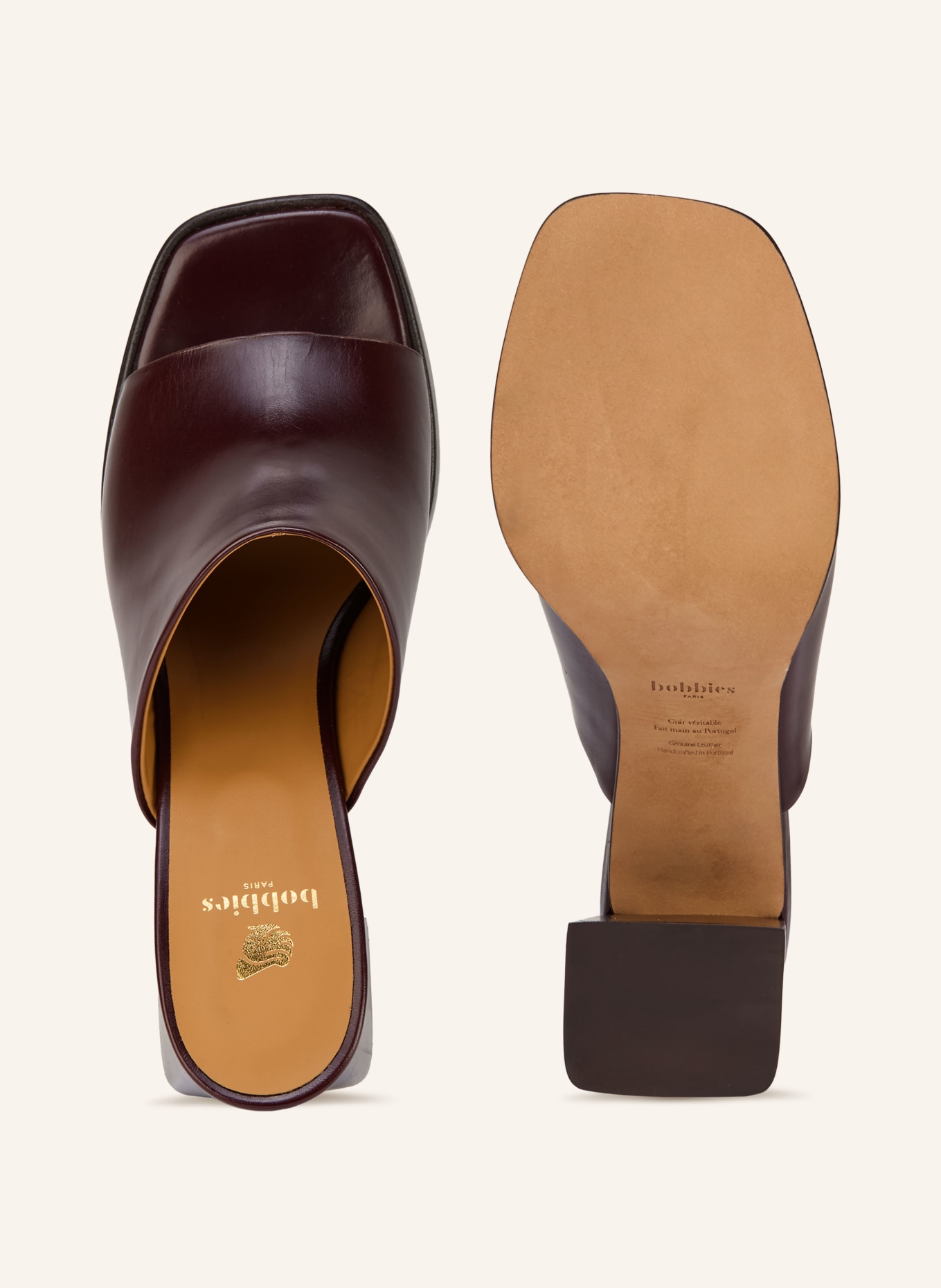 bobbies Mules RENATA: DUNKELBRAUN