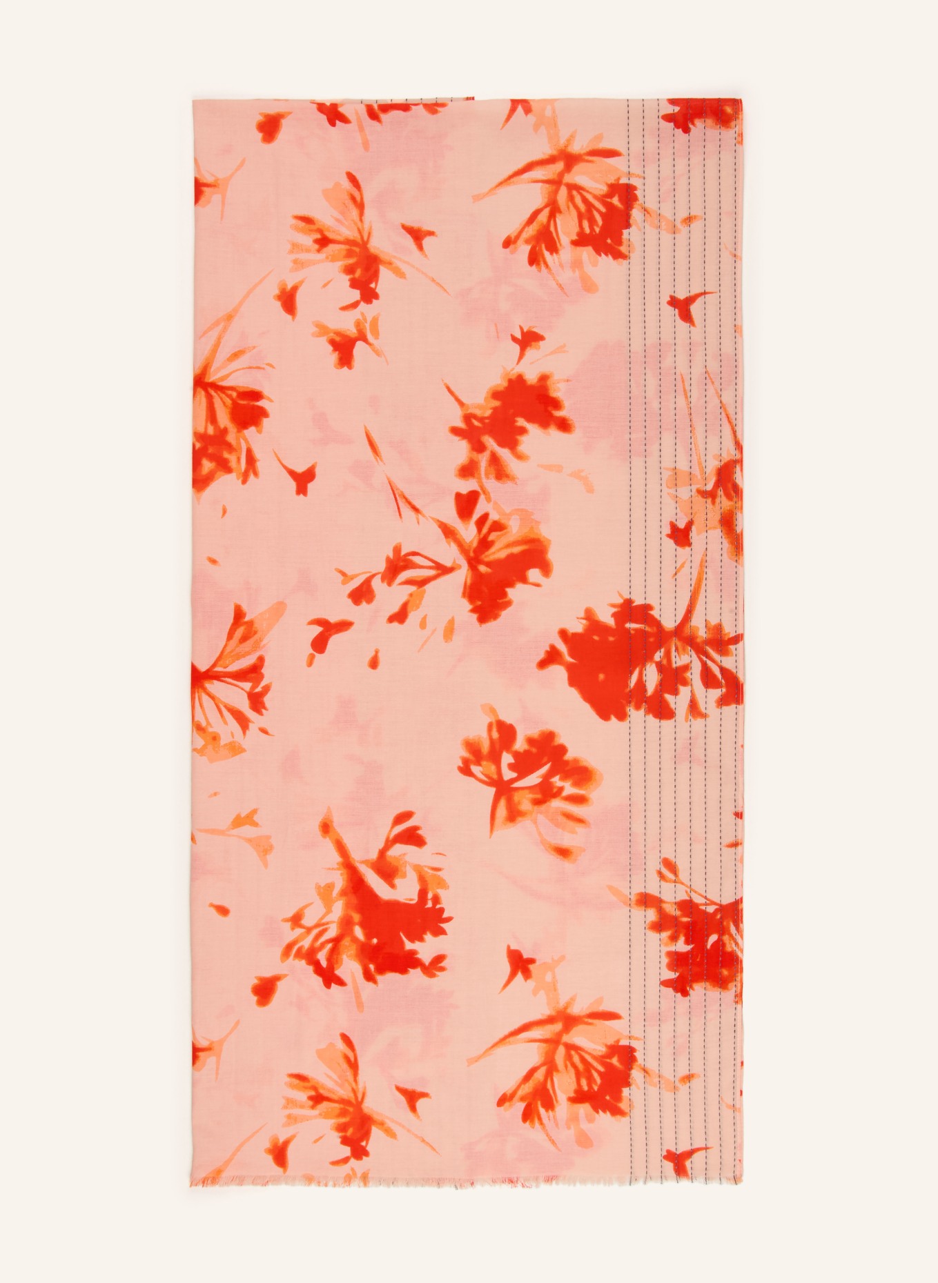 Marc O'Polo écharpe: ORANGE CLAIR / ORANGE / NOIR