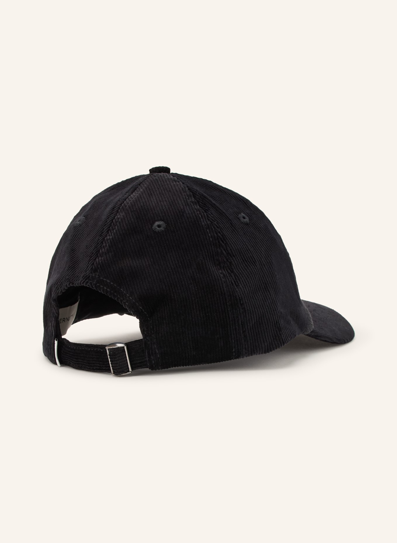 RETERNITY Cord Cap: BLACK / WHITE