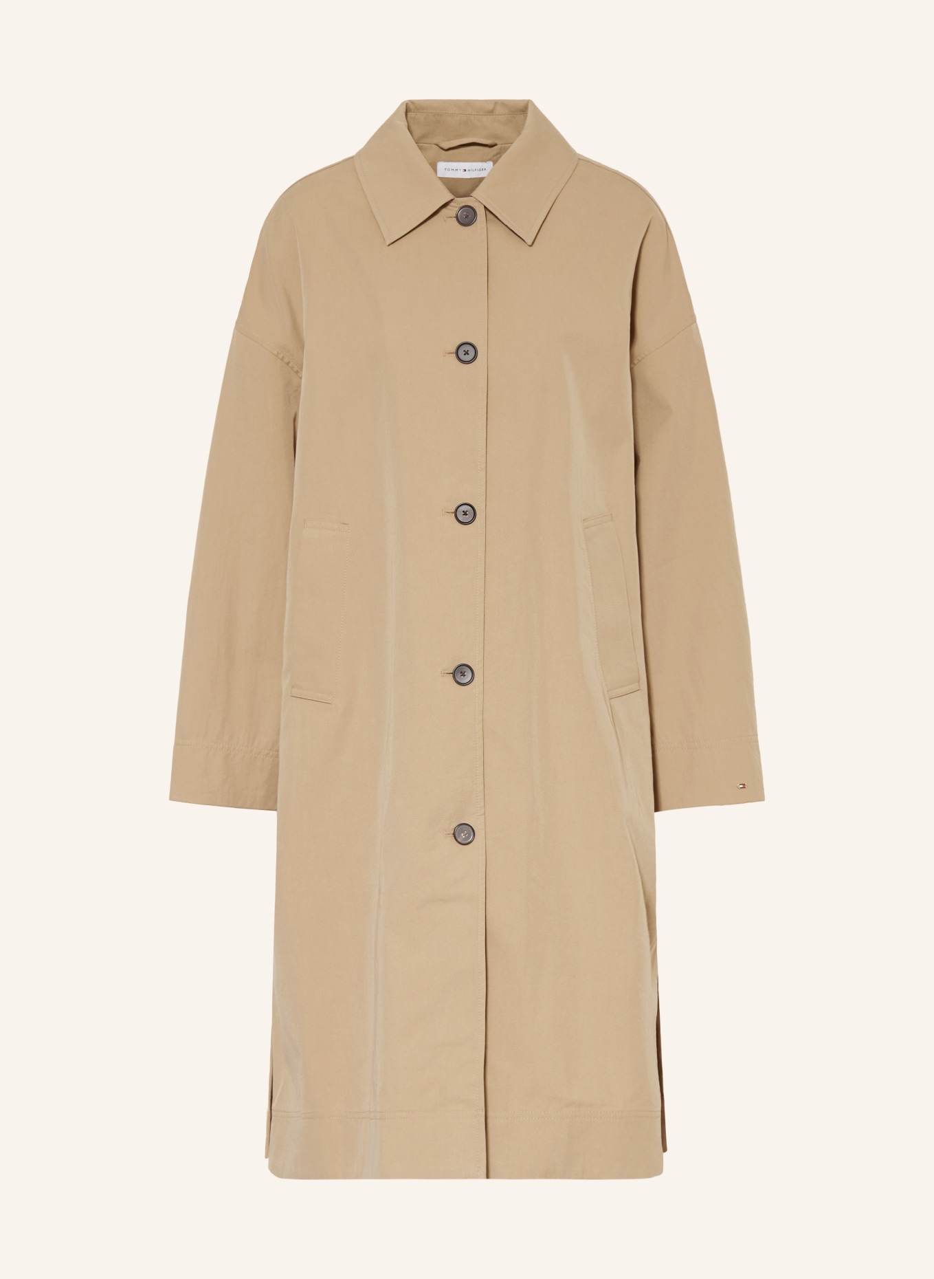 TOMMY HILFIGER Mantel: HELLBRAUN