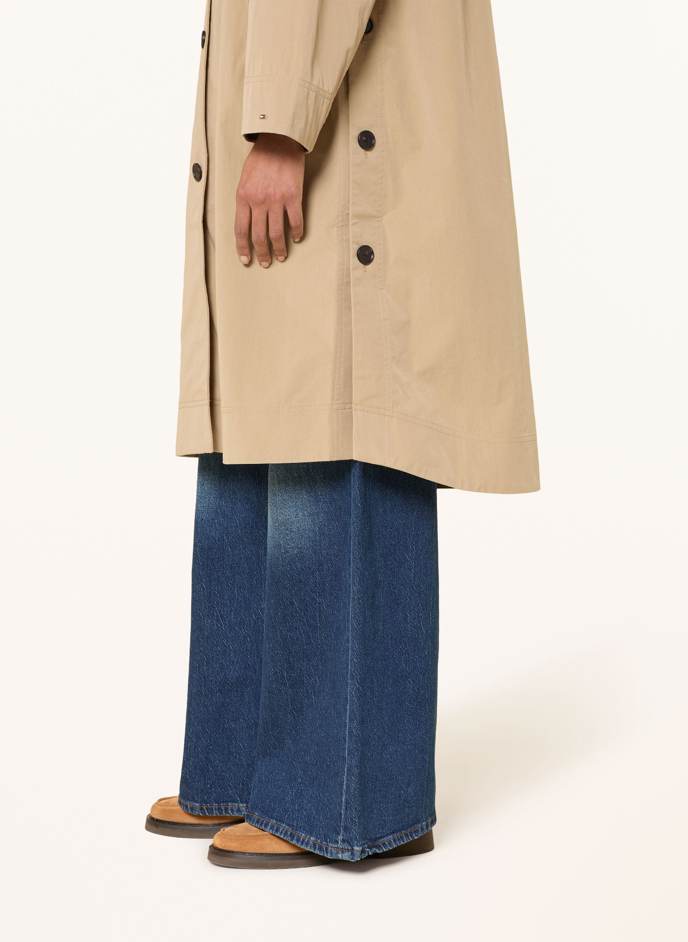 TOMMY HILFIGER Mantel: HELLBRAUN