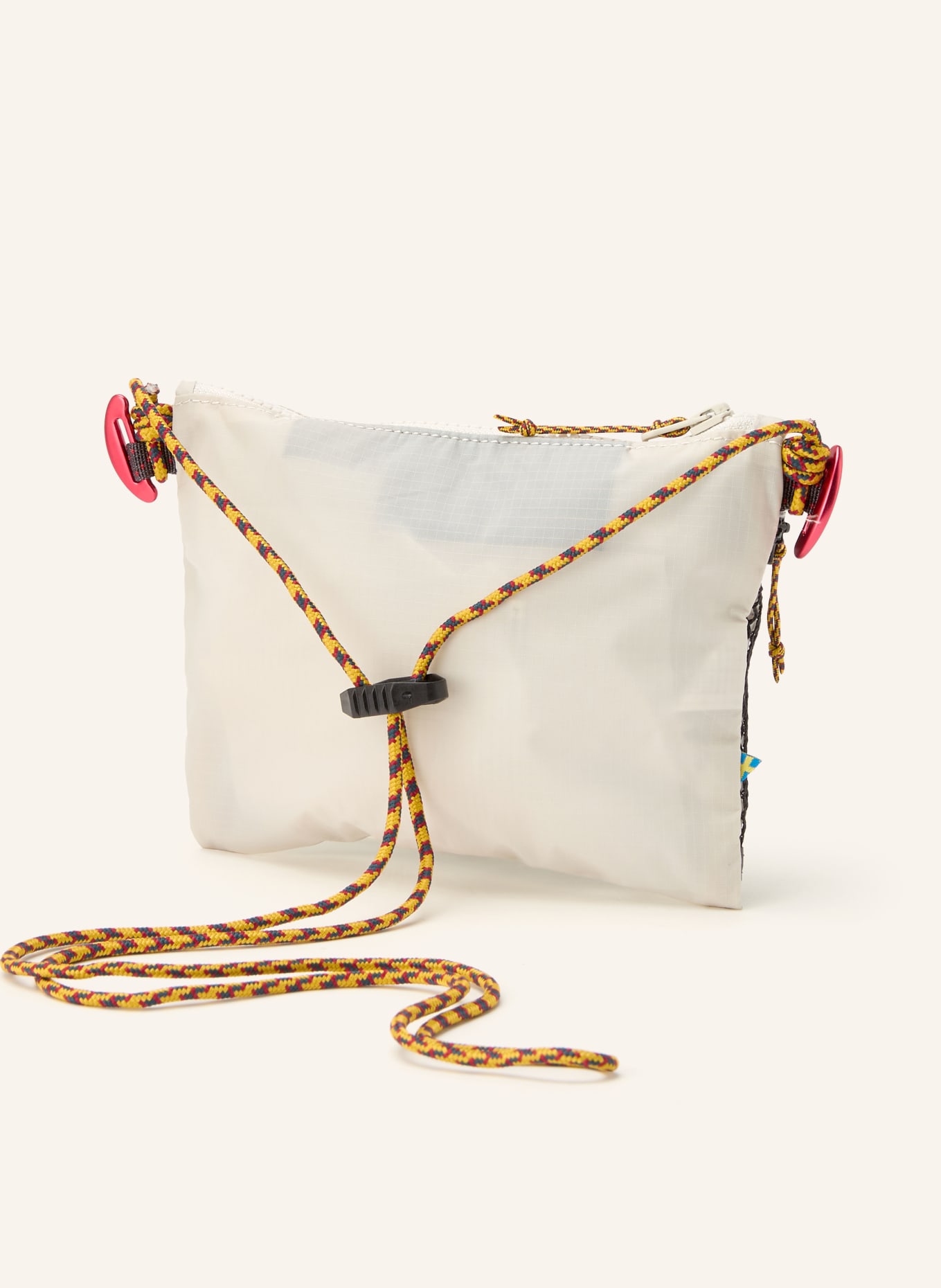 Klättermusen ALGIR SMALL Shoulder Bag: CREAM / DARK RED / BLACK
