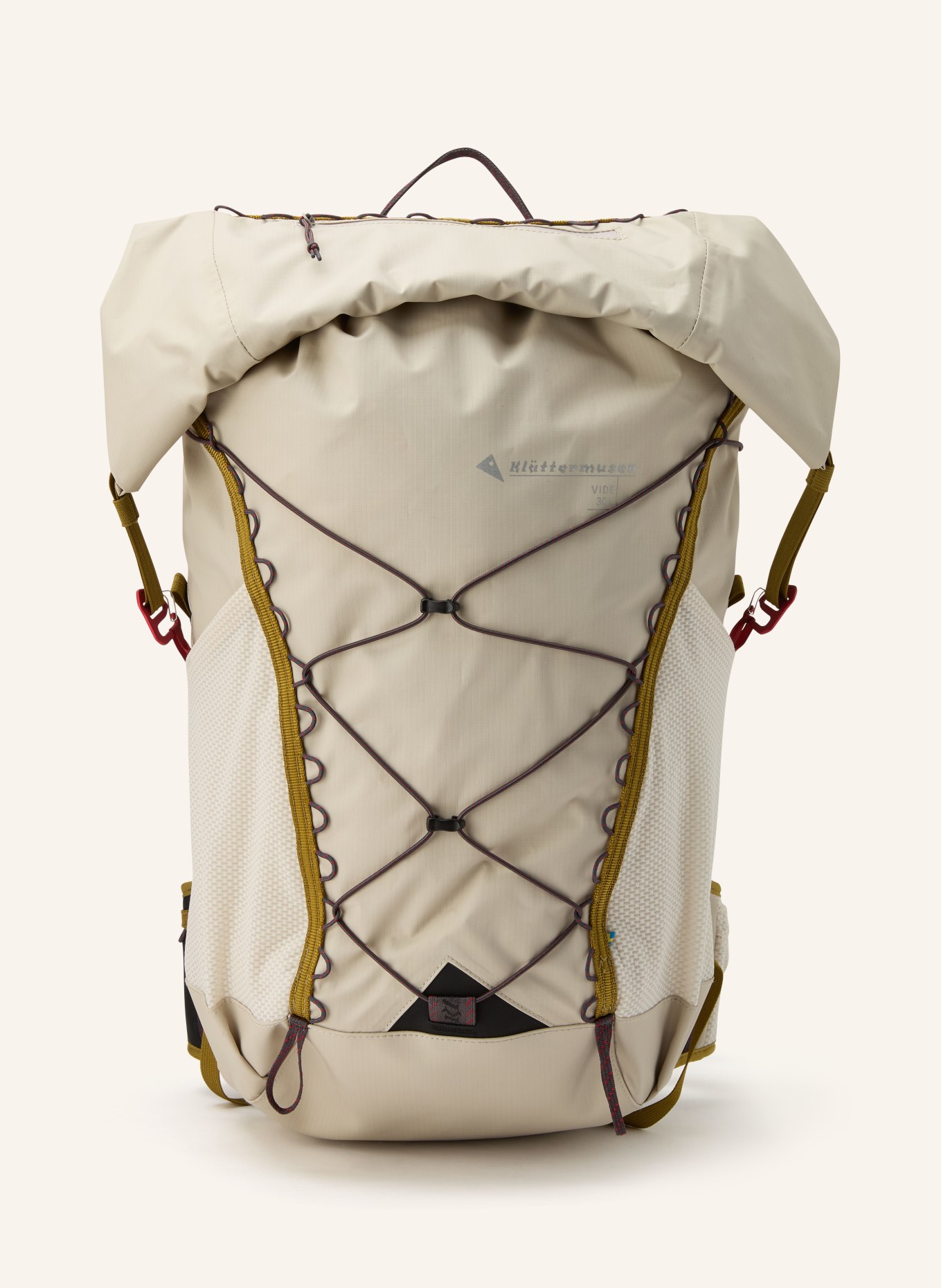 Klättermusen Rucksack VIDE 30 l: ECRU / DUNKELGRAU / OLIV