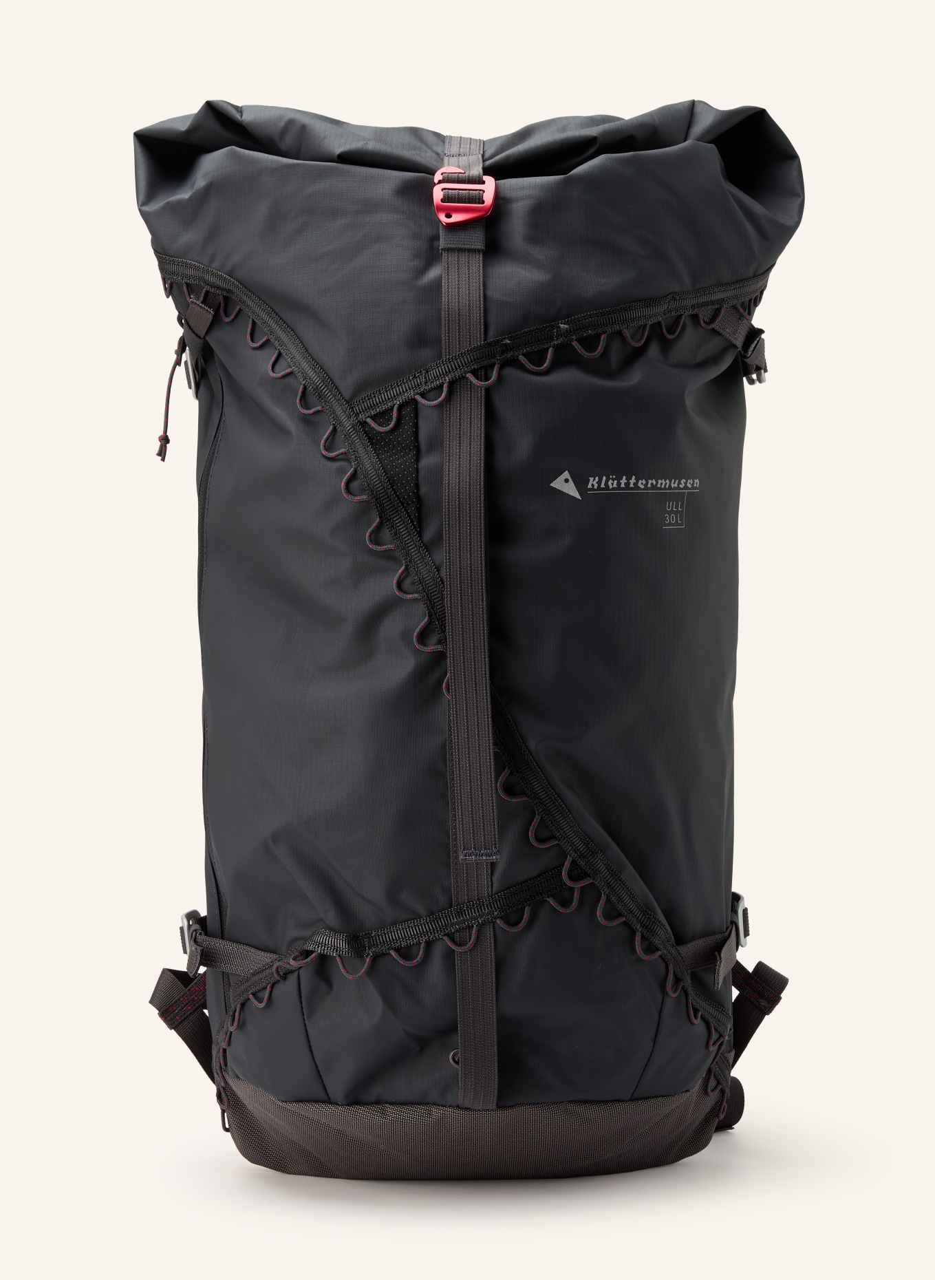 Klättermusen Rucksack ULL 30 l: SCHWARZ / ROT