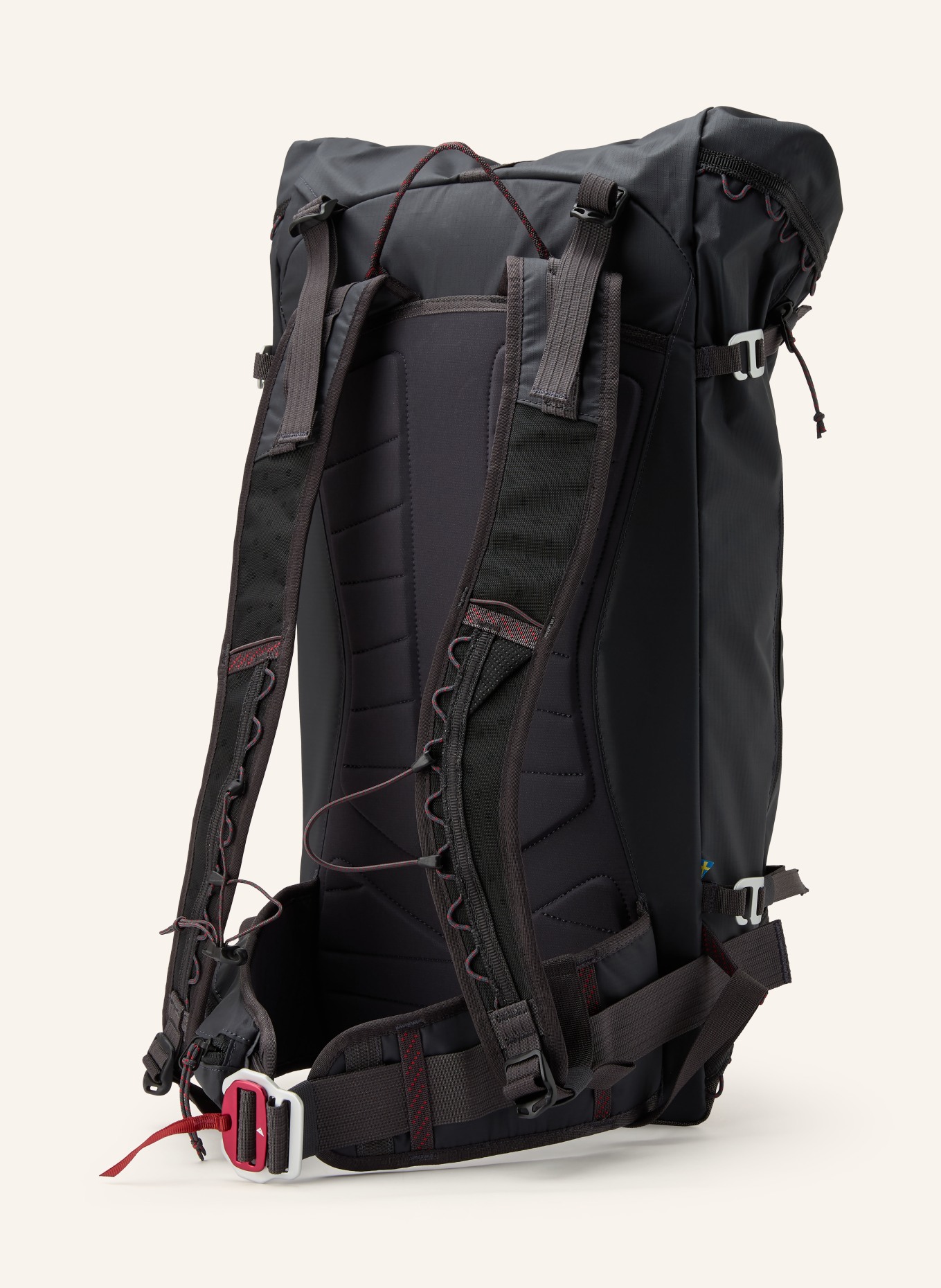 Klättermusen Rucksack ULL 30 l: SCHWARZ / ROT