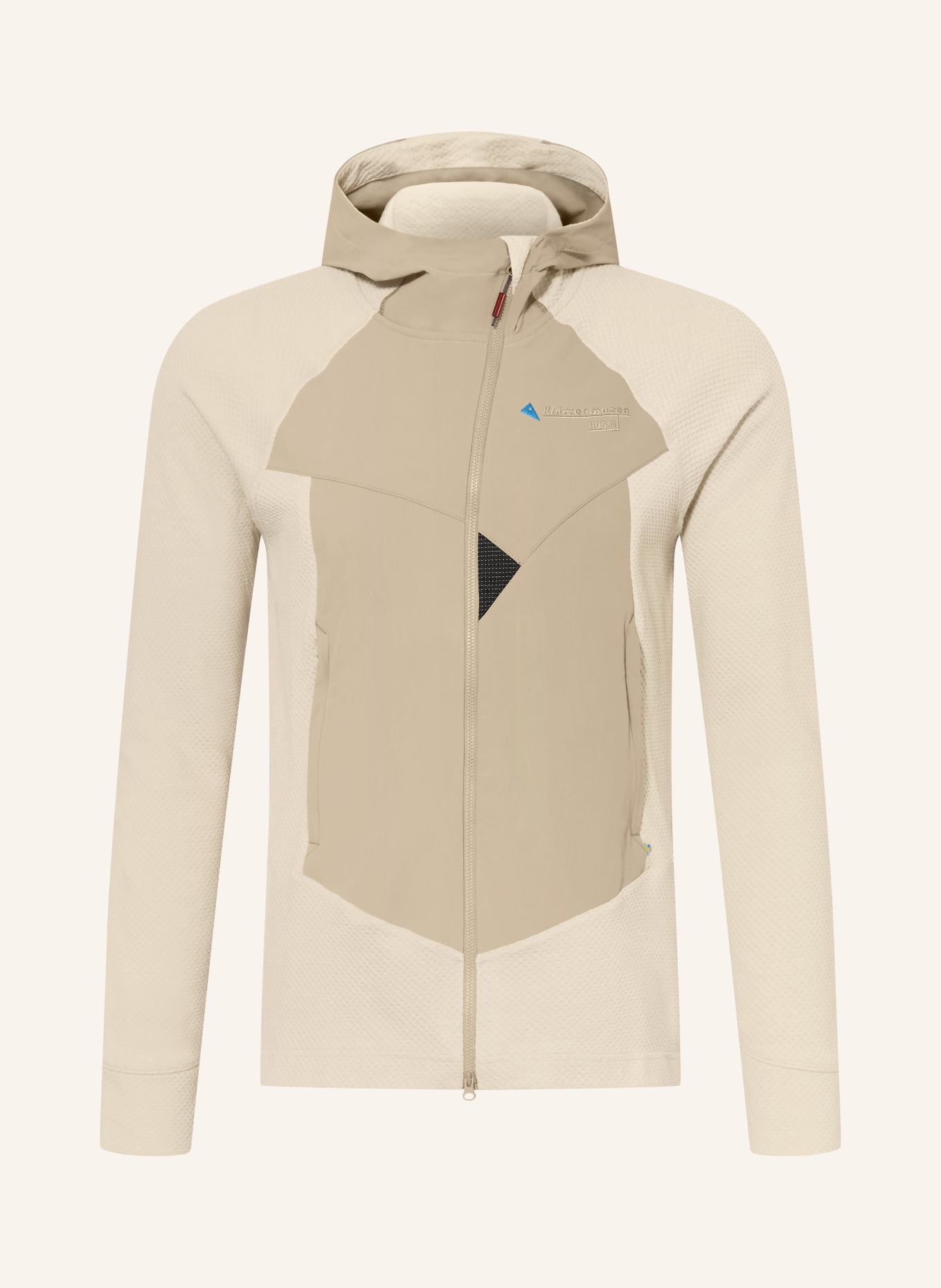Klättermusen Střední vrstva – bunda HUGIN: BÉŽOVÁ / KRÉMOVÁ