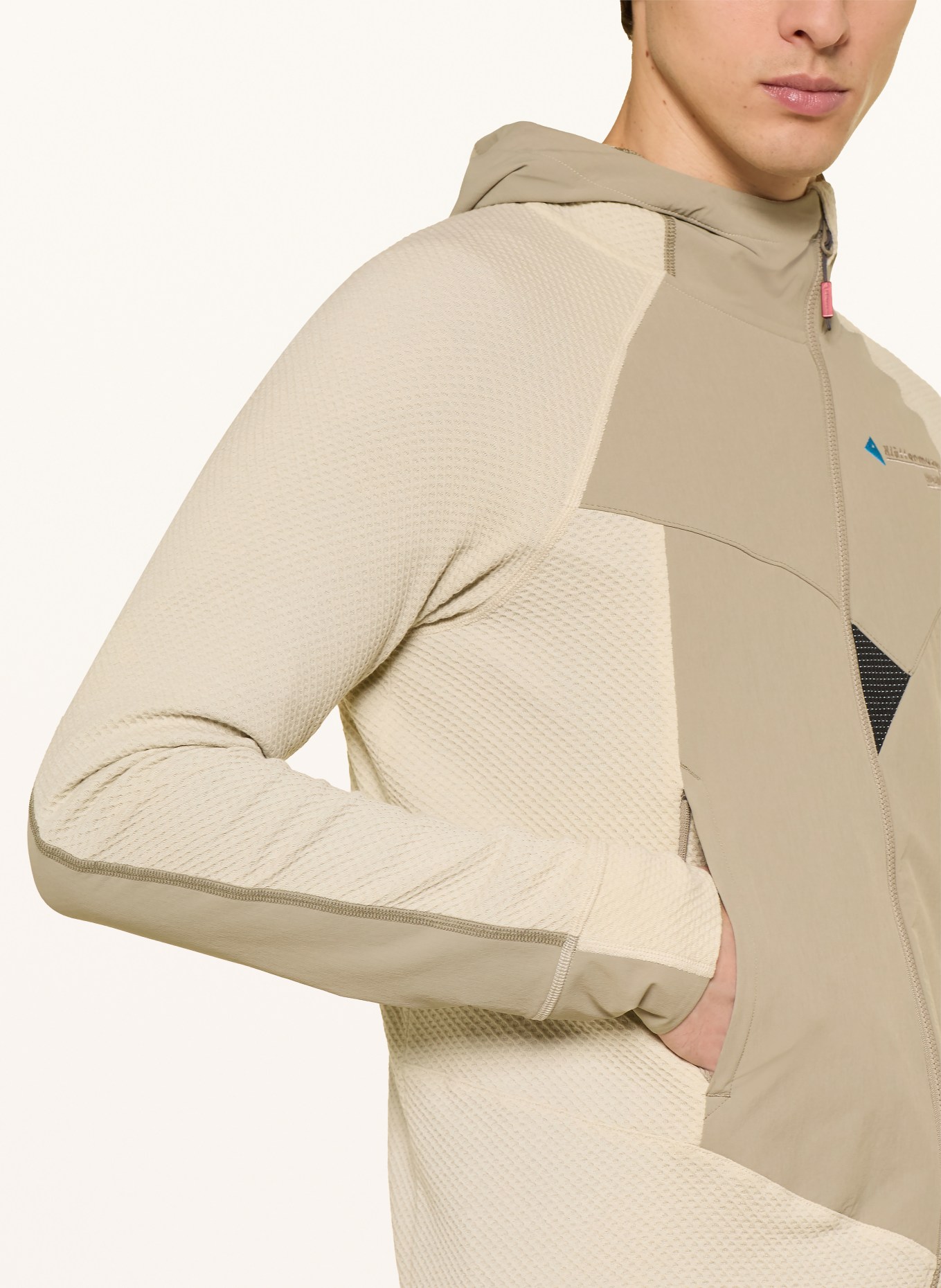 Klättermusen Střední vrstva – bunda HUGIN: BÉŽOVÁ / KRÉMOVÁ