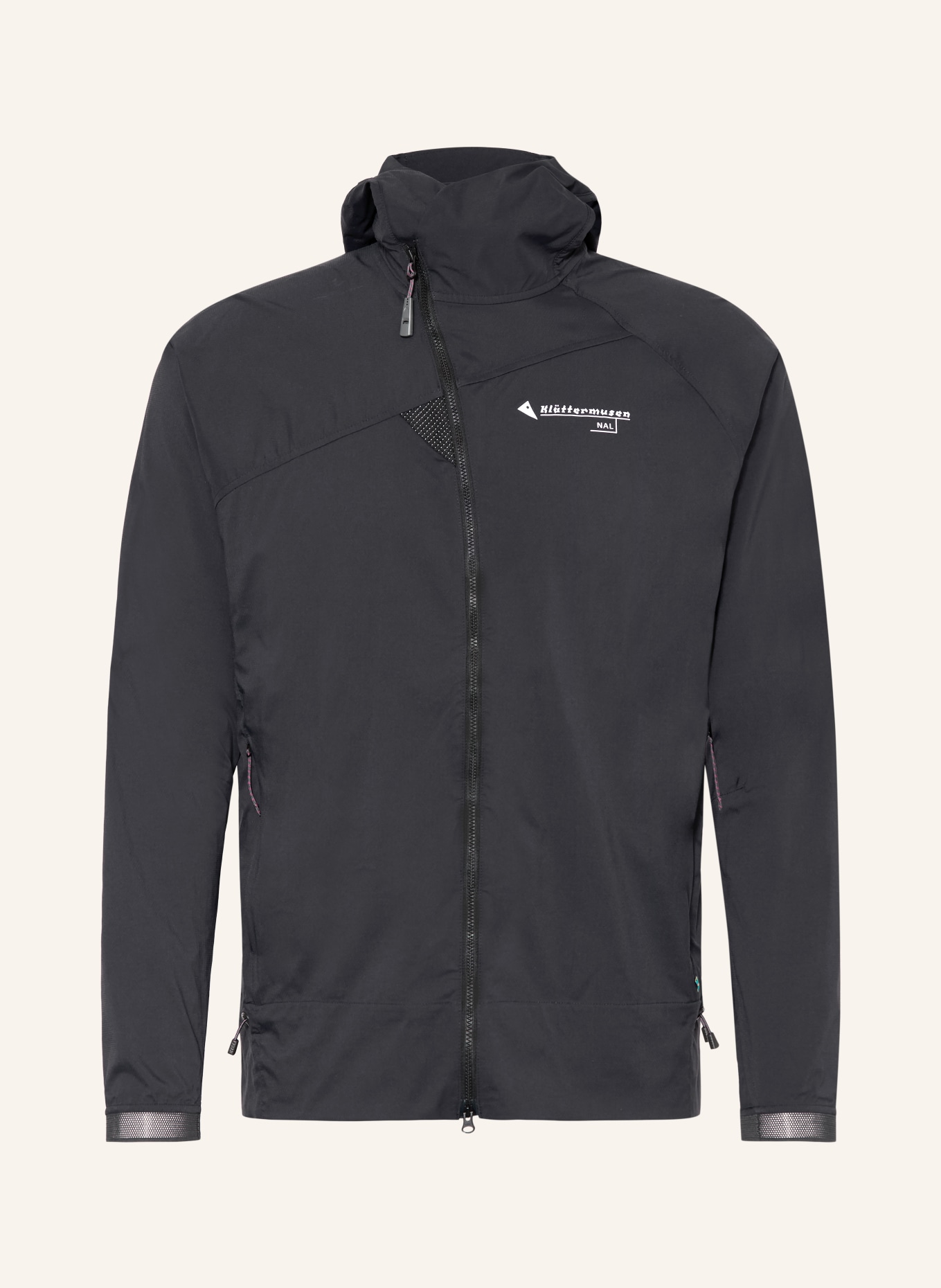 Klättermusen Wiatrówka NAL: CZARNY