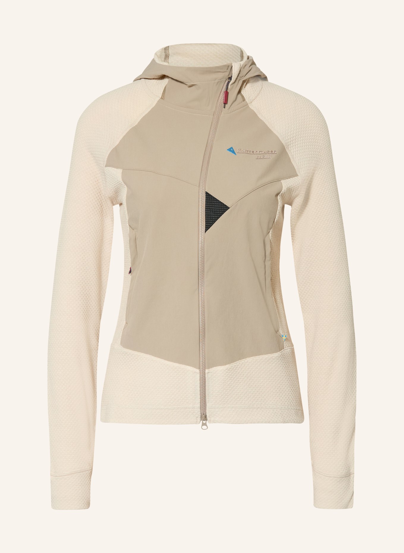 Klättermusen HUGIN Mid-Layer Jacket: BEIGE / KHAKI