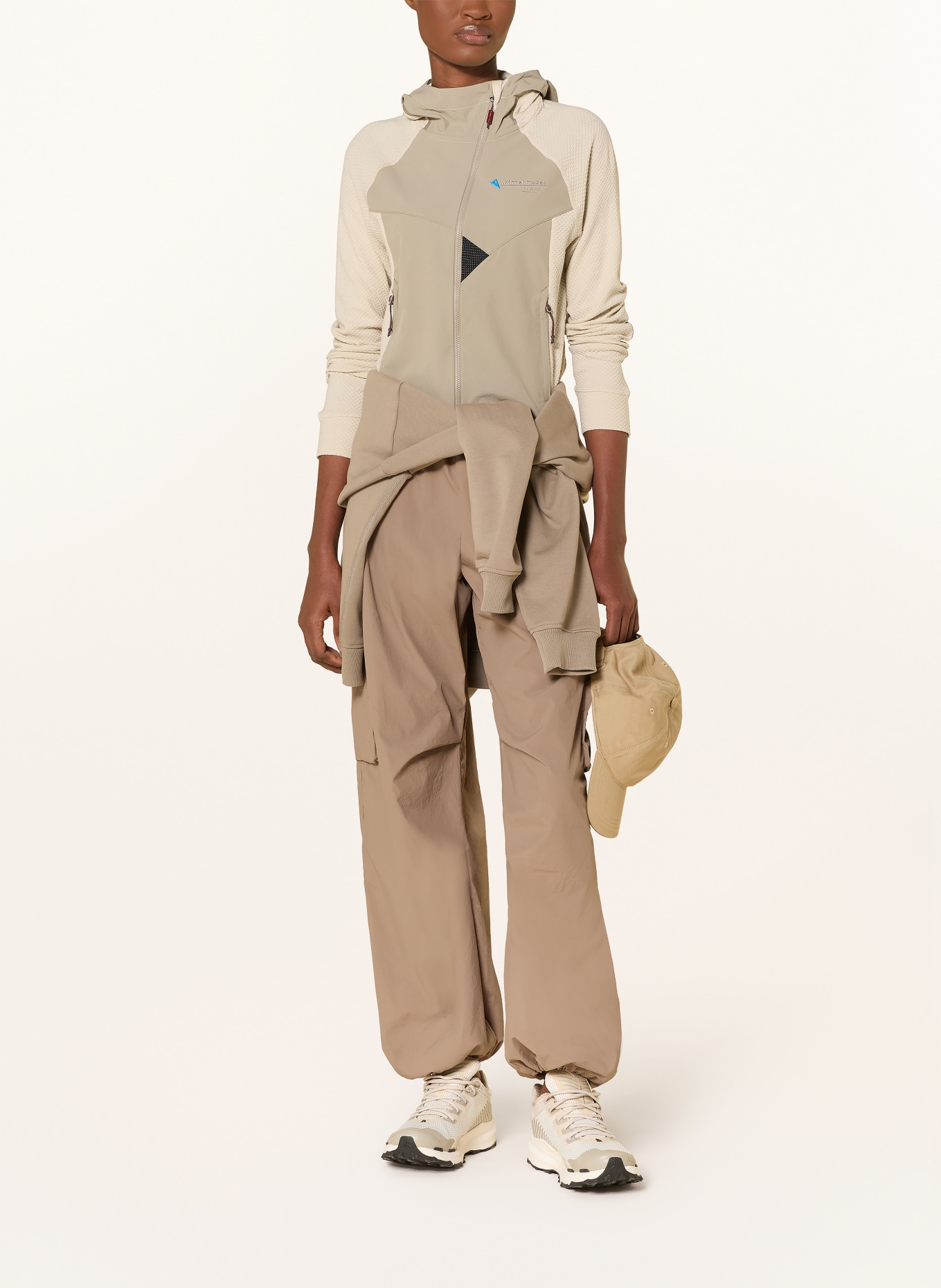 Klättermusen HUGIN Mid-Layer Jacket: BEIGE / KHAKI