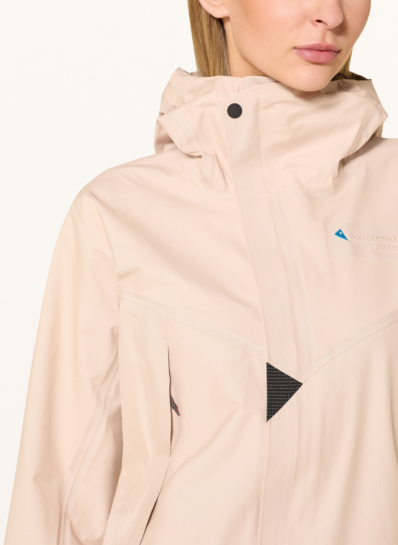 Klättermusen Veste hardshell ASYNJA: ROSÉ