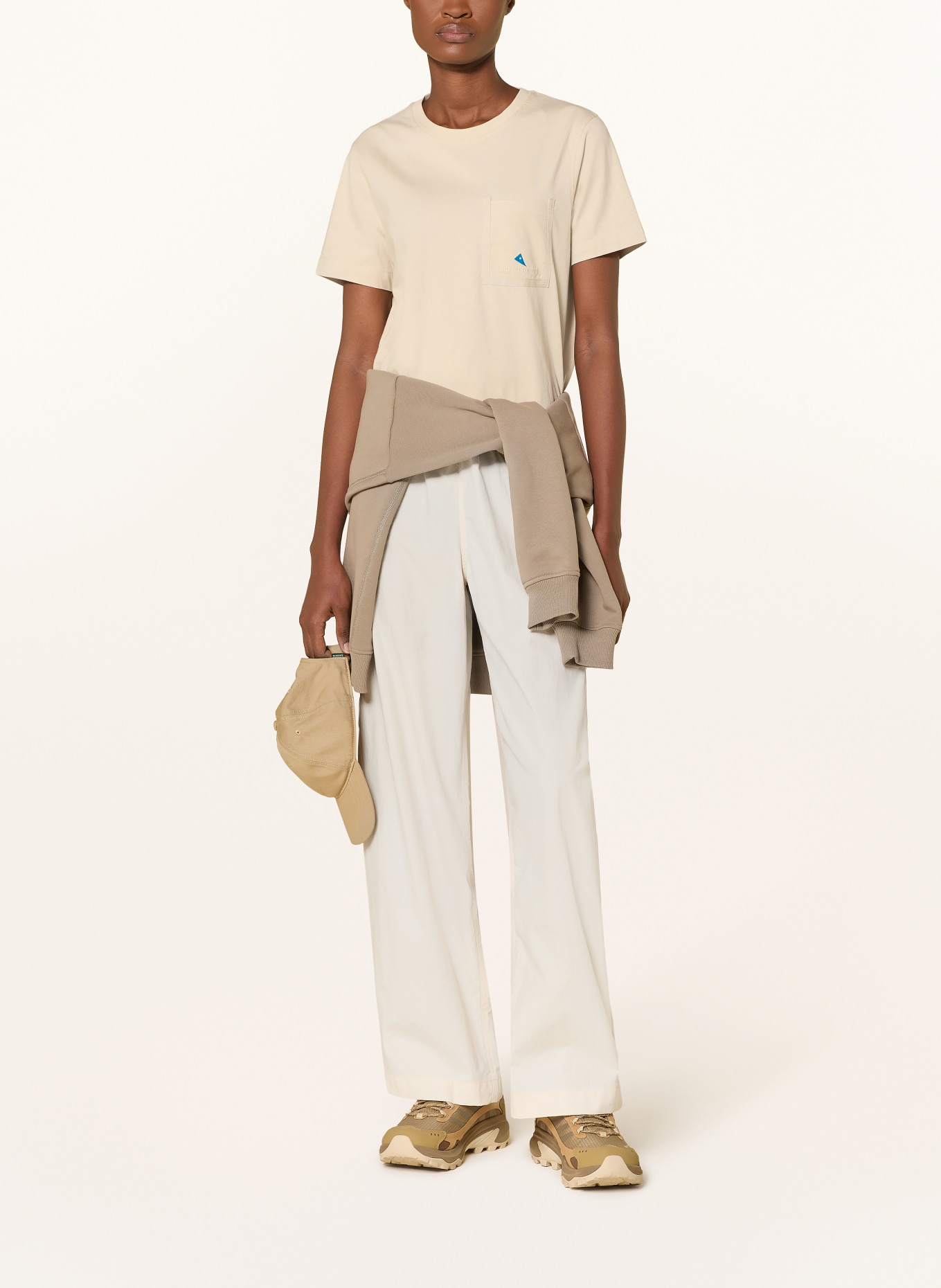 Klättermusen Funktionsshirt ROOT POCKET: BEIGE