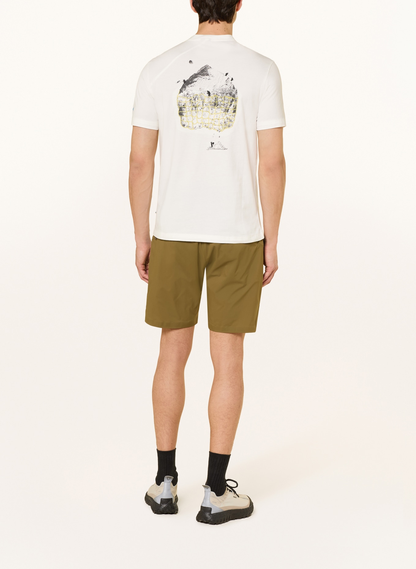 Klättermusen Funkční tričko ROOT GLACIER: BÍLÁ