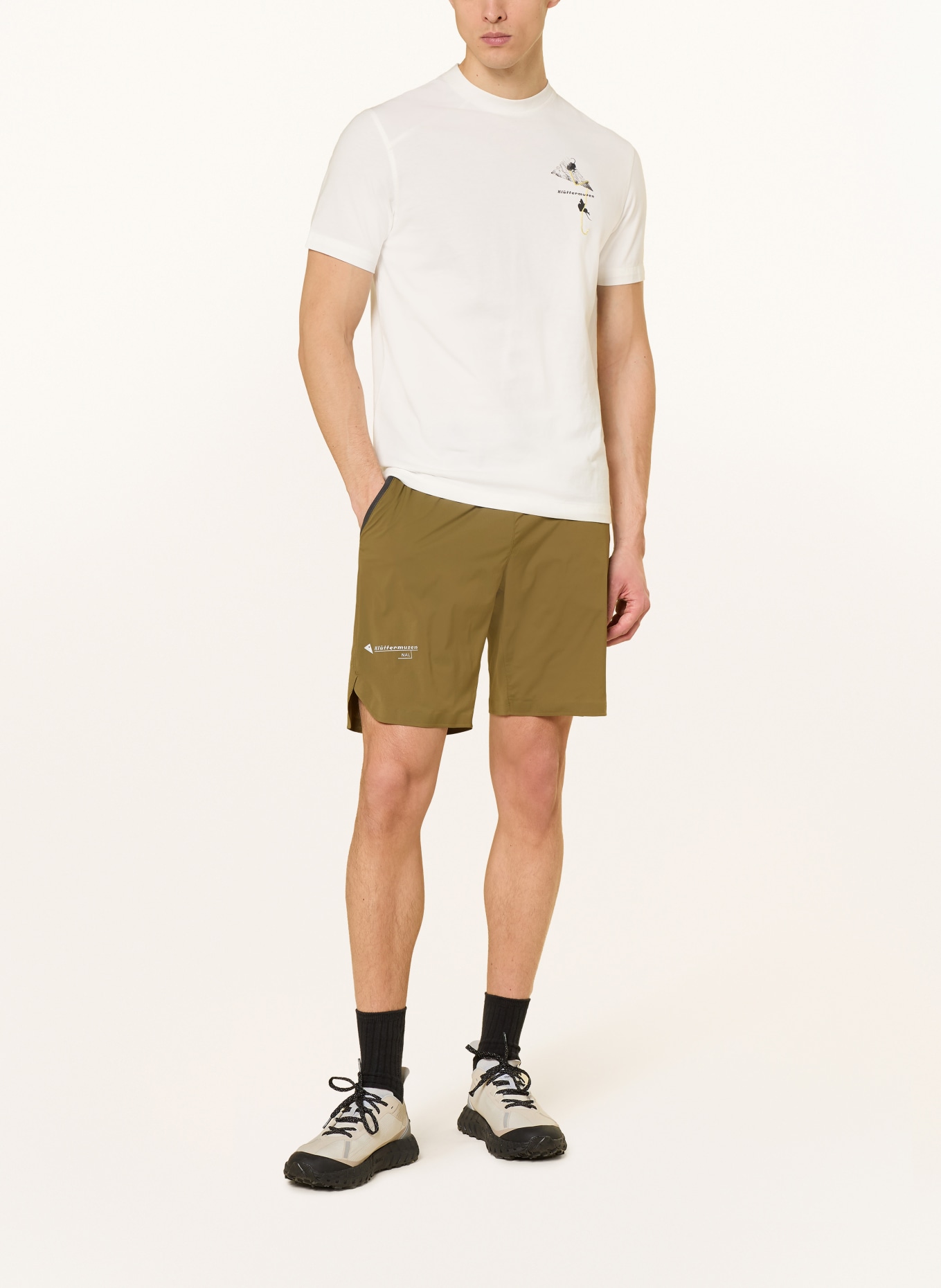 Klättermusen Funkční tričko ROOT GLACIER: BÍLÁ