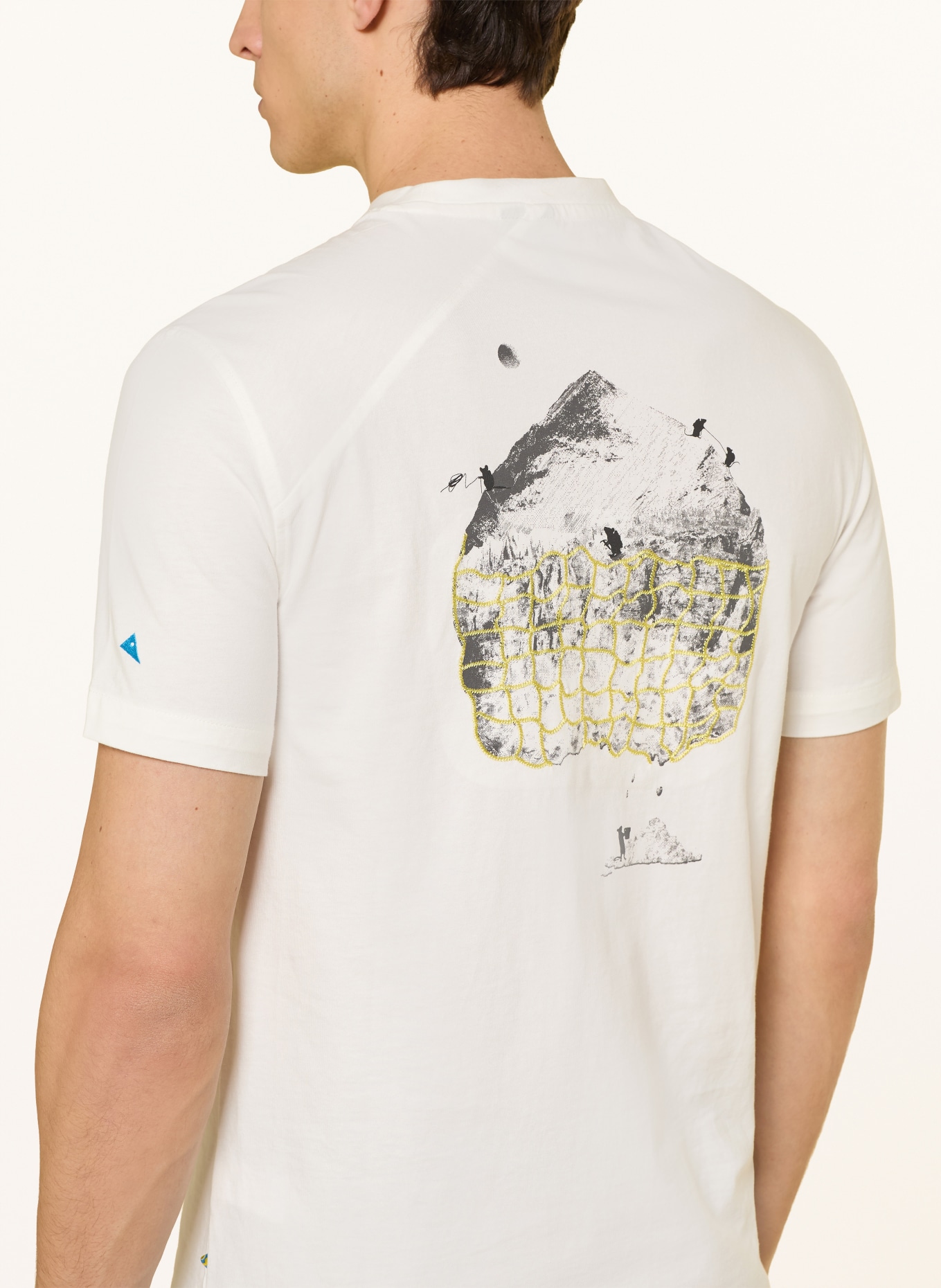 Klättermusen Funkční tričko ROOT GLACIER: BÍLÁ