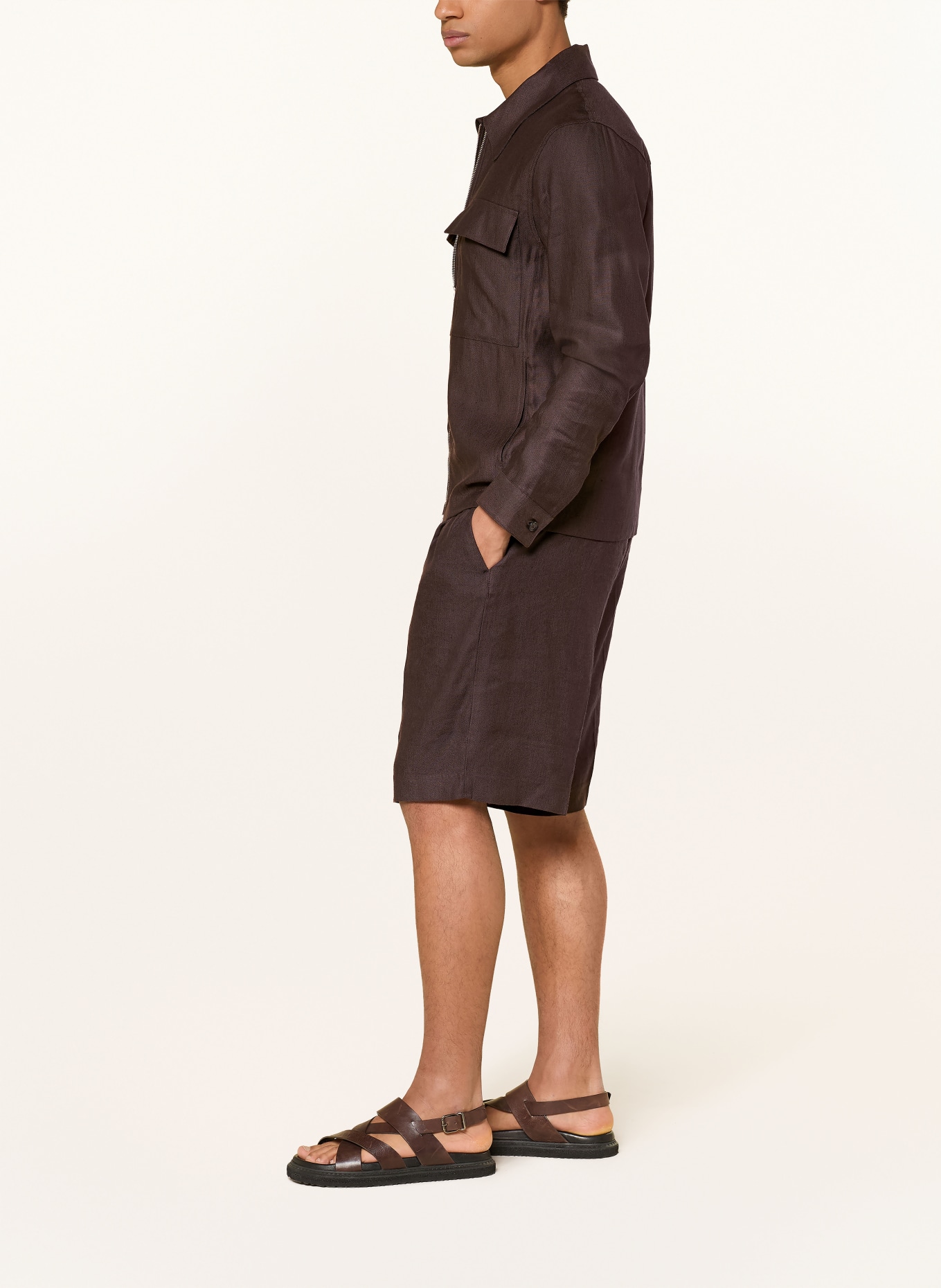 NN.07 Shorts KAY: DUNKELBRAUN