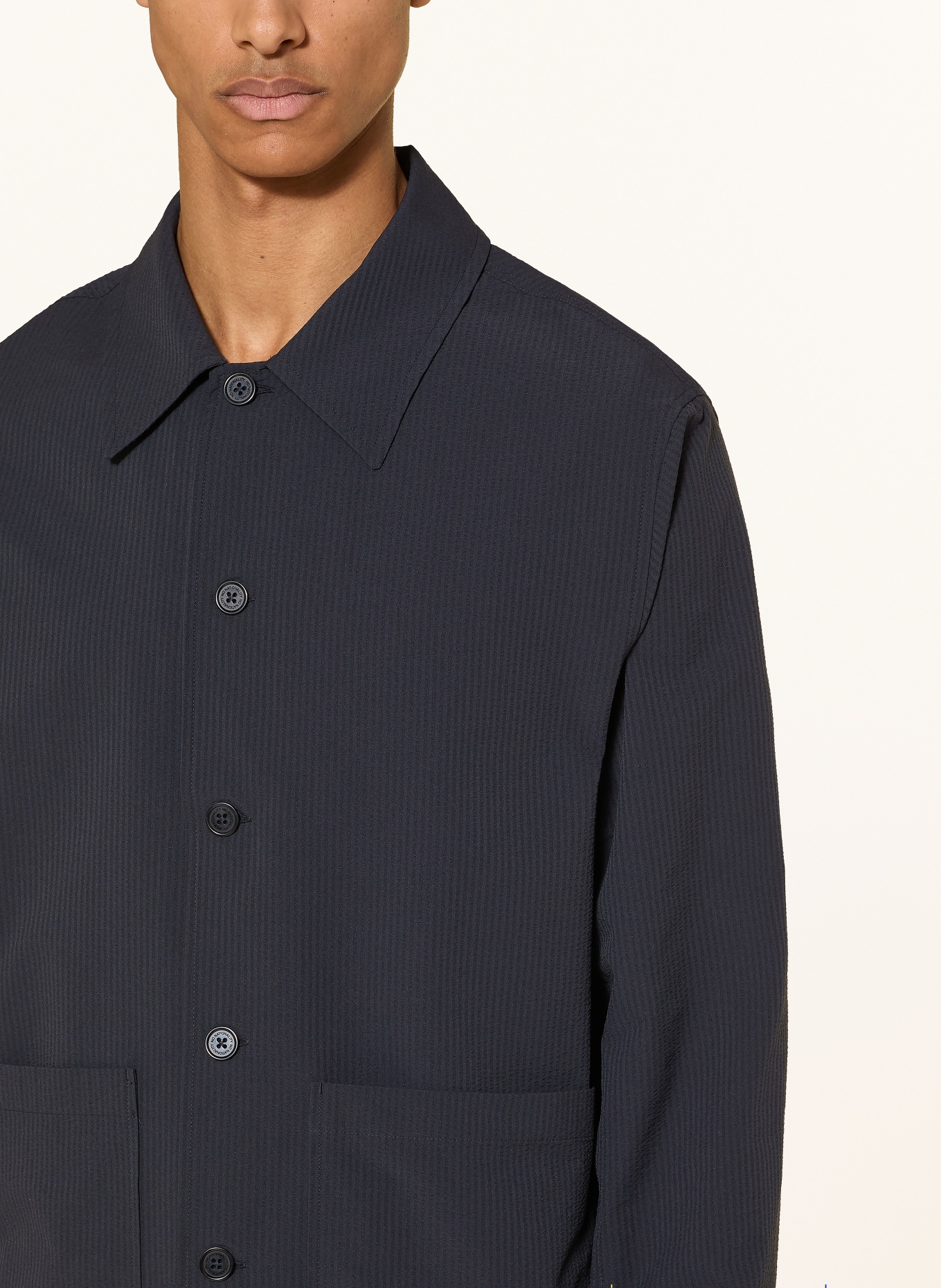 NN.07 Overjacket BLAZE: DUNKELBLAU