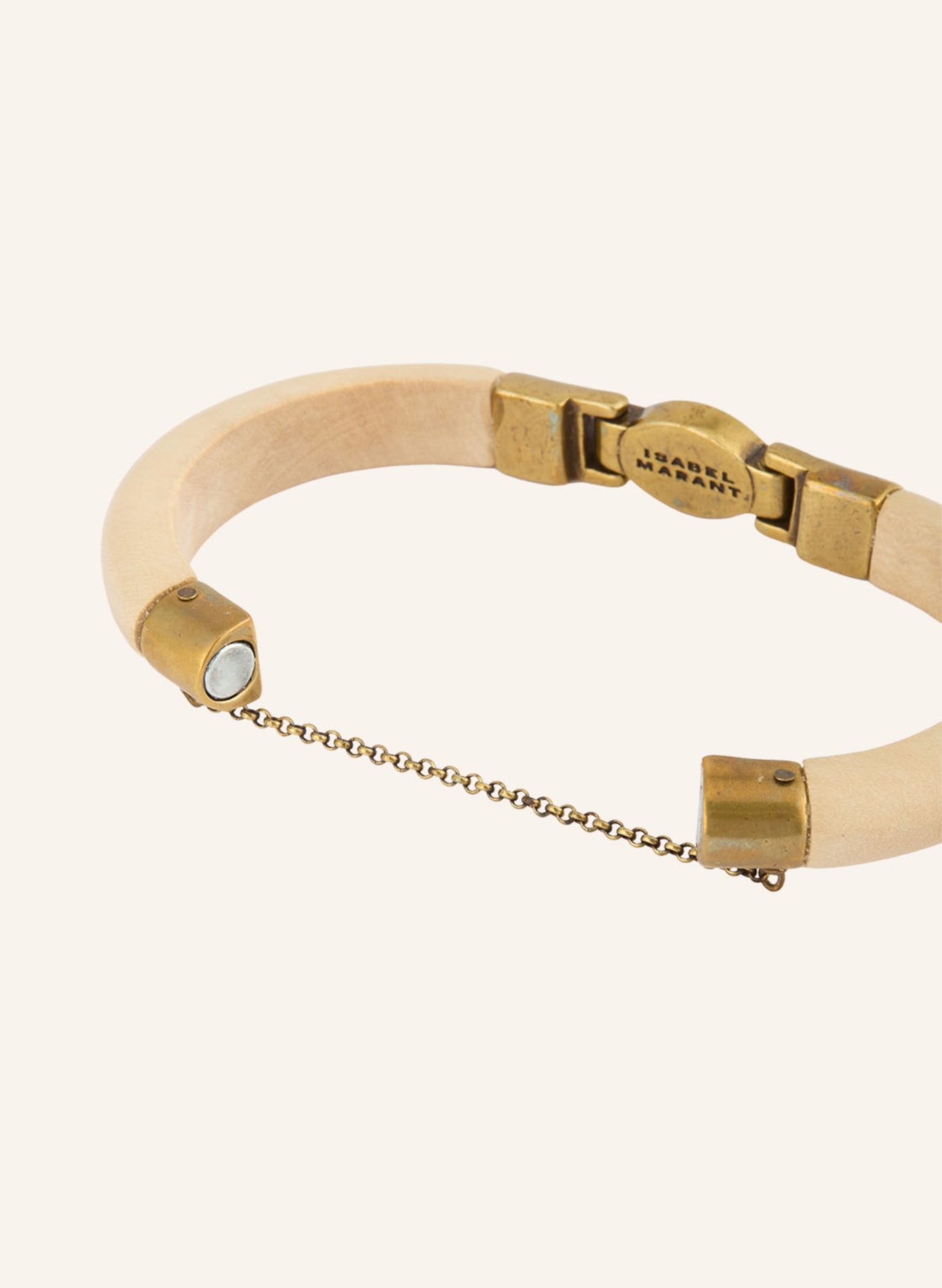 ISABEL MARANT Armband: BEIGE / GOUD