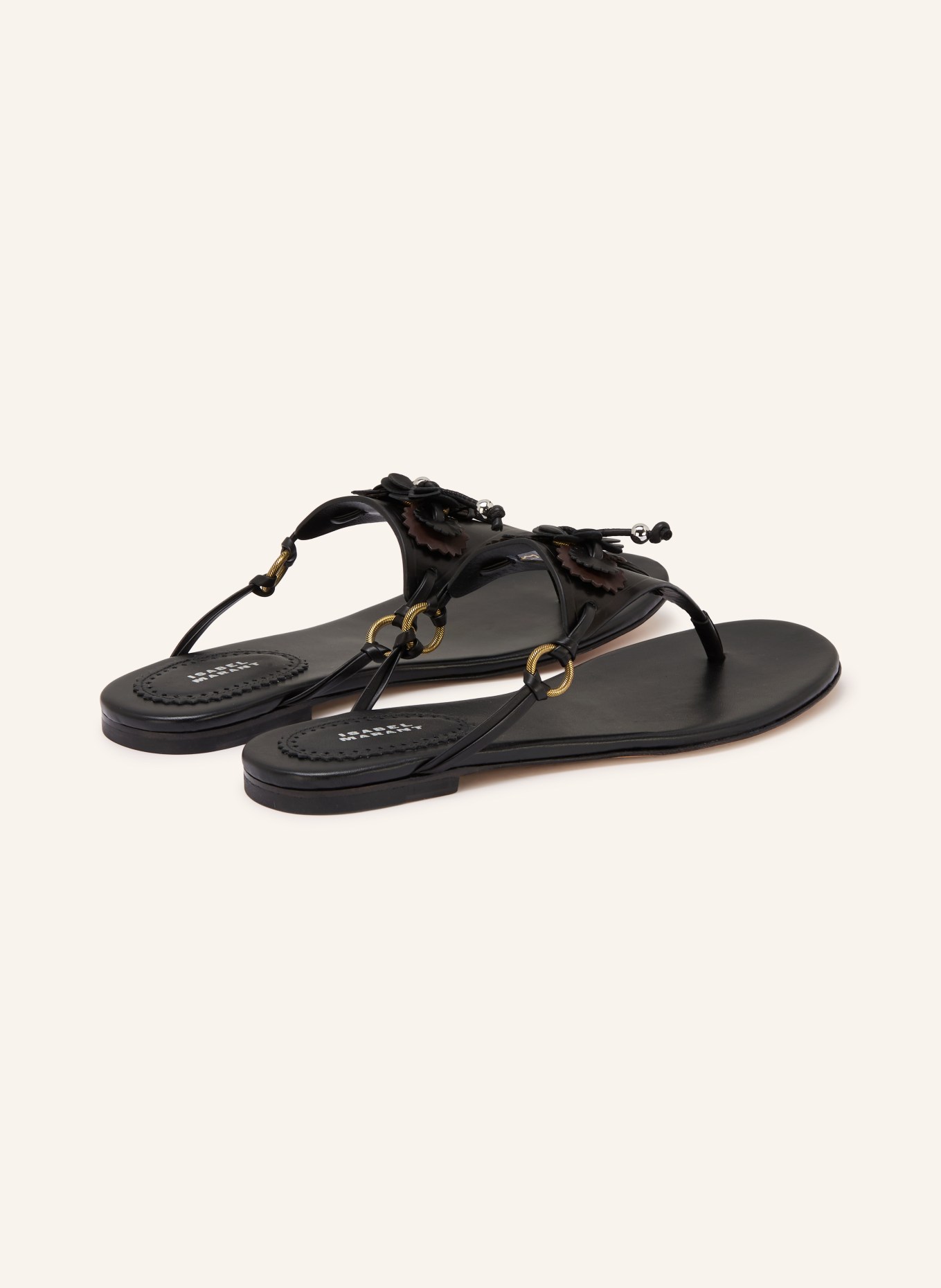 ISABEL MARANT Sandales à orteils séparés ELATO: NOIR