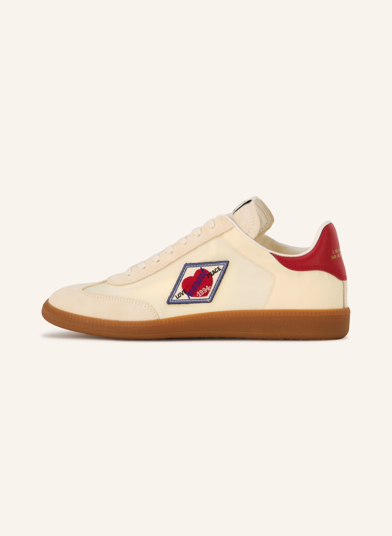 ISABEL MARANT Sneaker KAYCEE: BEIGE / ROT
