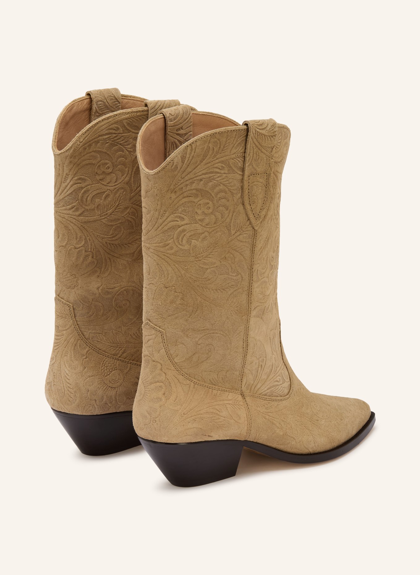 ISABEL MARANT Cowboy Boots DUERTO: HELLBRAUN