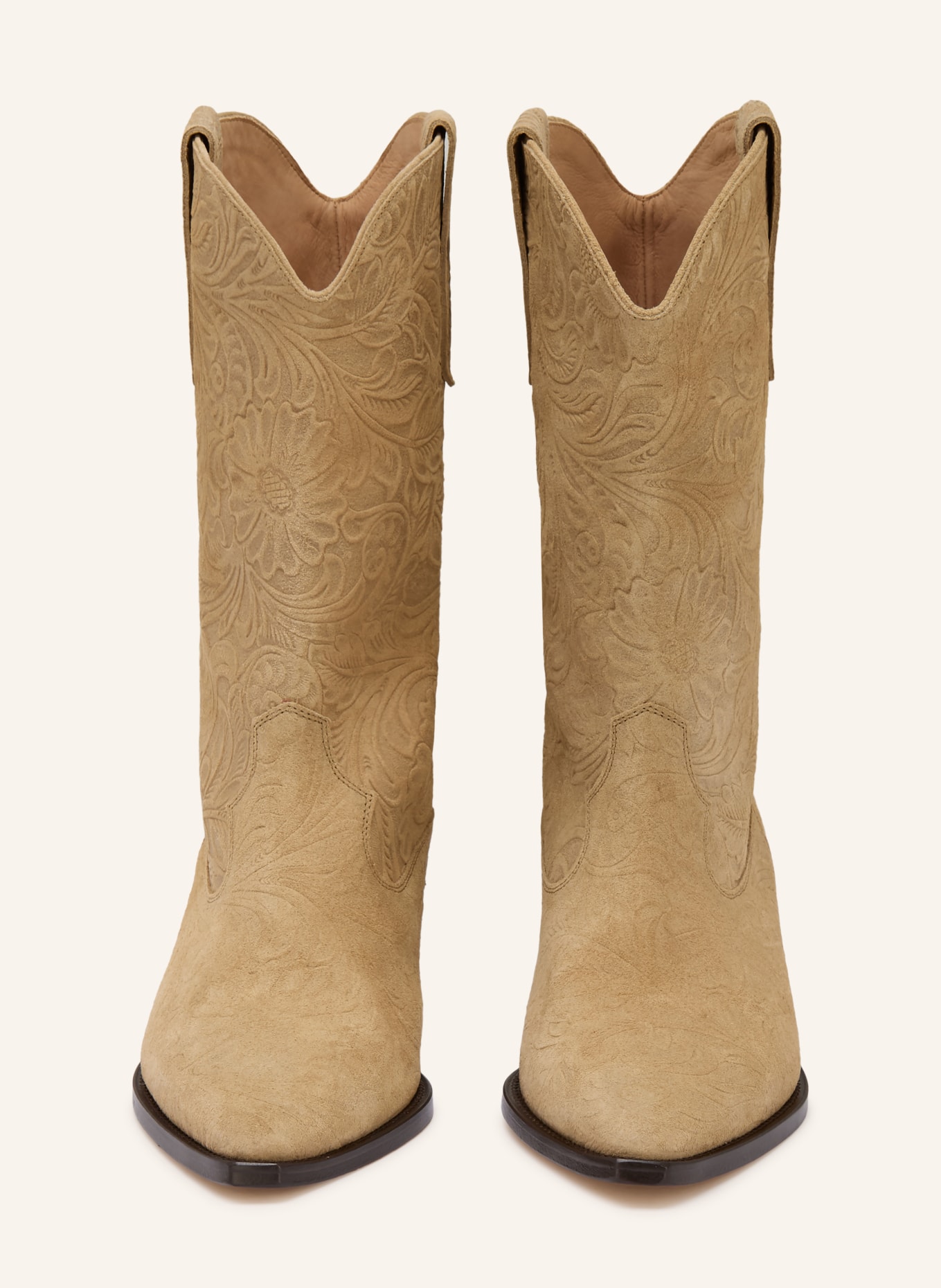 ISABEL MARANT Cowboy Boots DUERTO: HELLBRAUN
