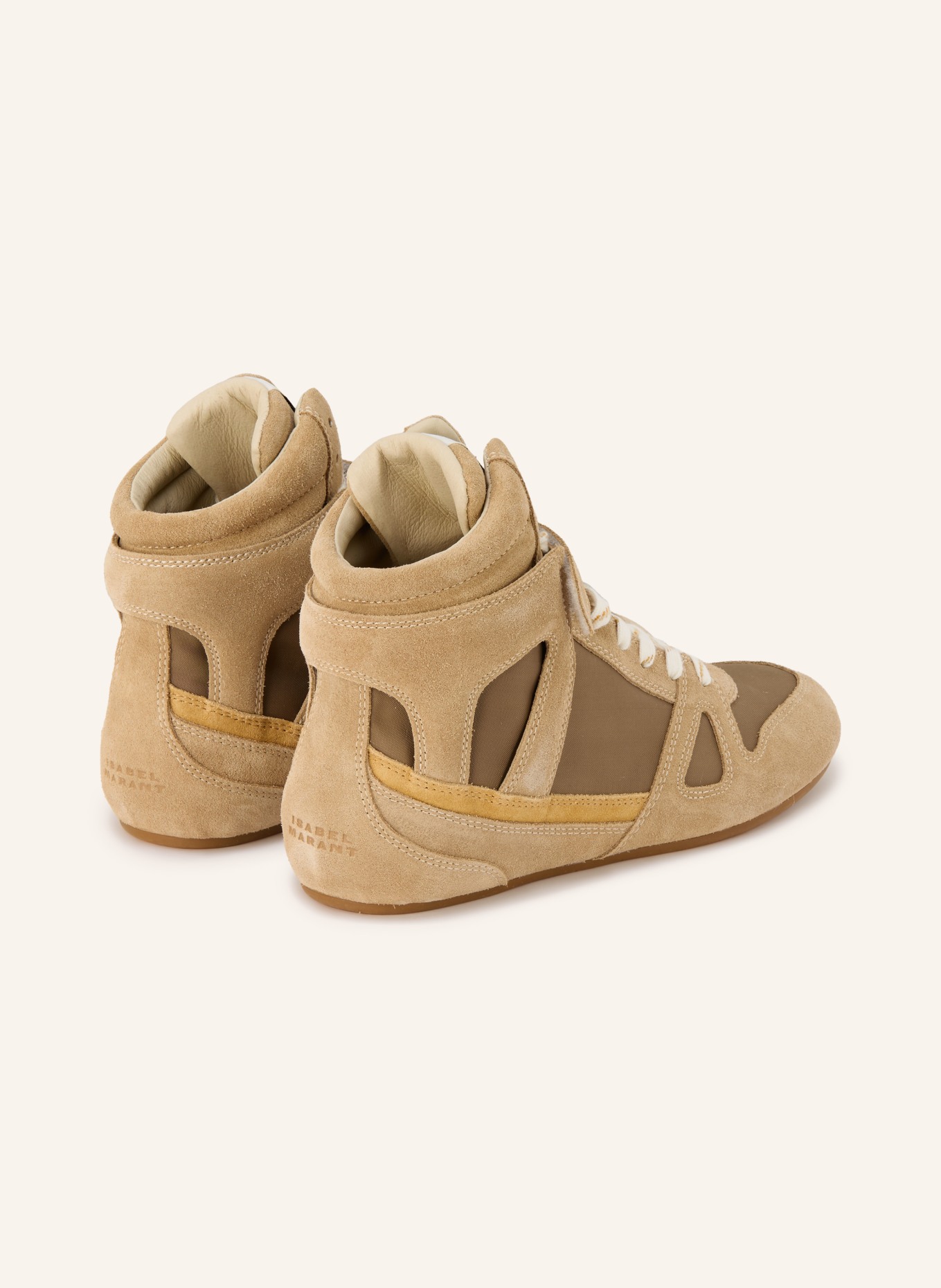 ISABEL MARANT Hightop-Sneaker SENNY HIGH: BEIGE / KHAKI