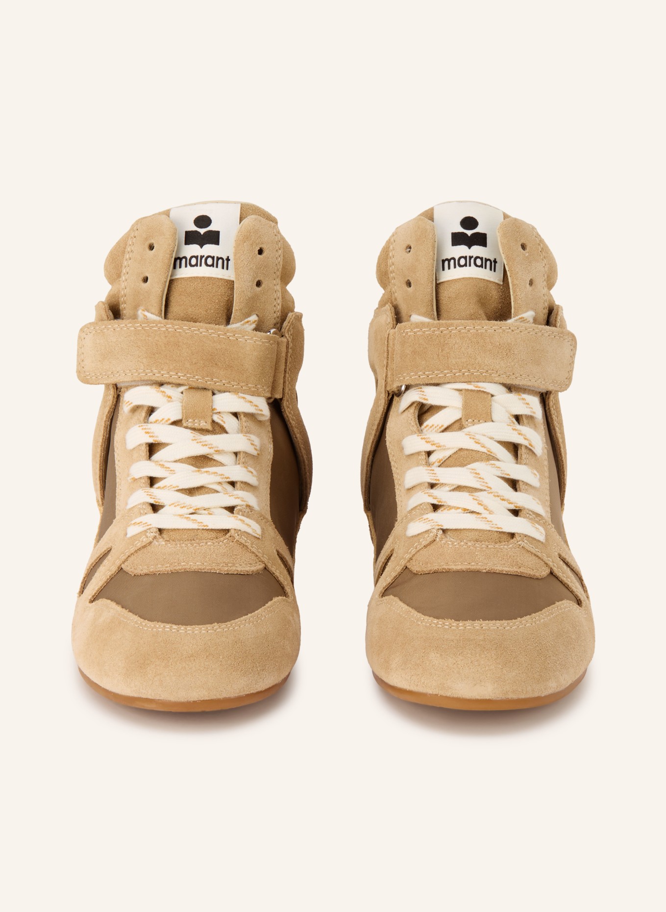 ISABEL MARANT Hightop-Sneaker SENNY HIGH: BEIGE / KHAKI