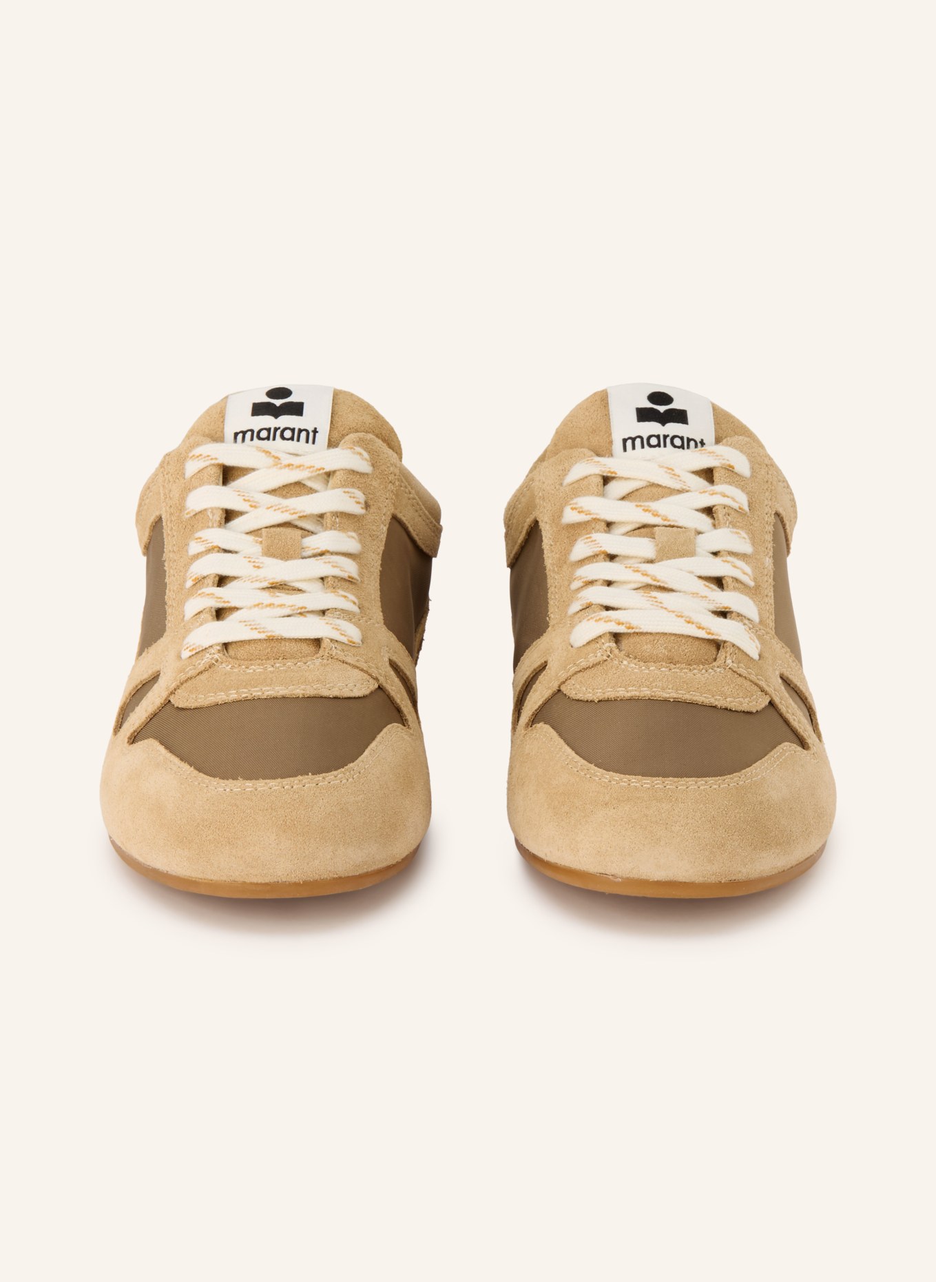 ISABEL MARANT Sneaker SENNY LOW: BEIGE / KHAKI