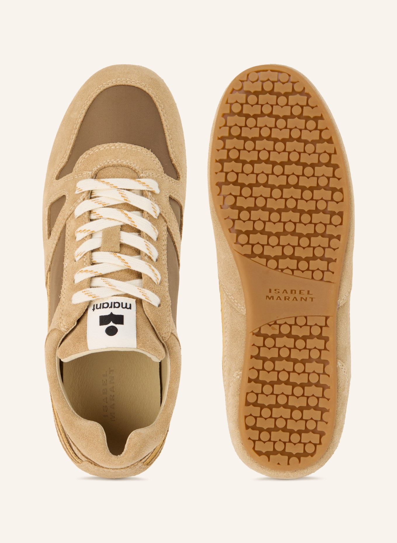 ISABEL MARANT Sneaker SENNY LOW: BEIGE / KHAKI