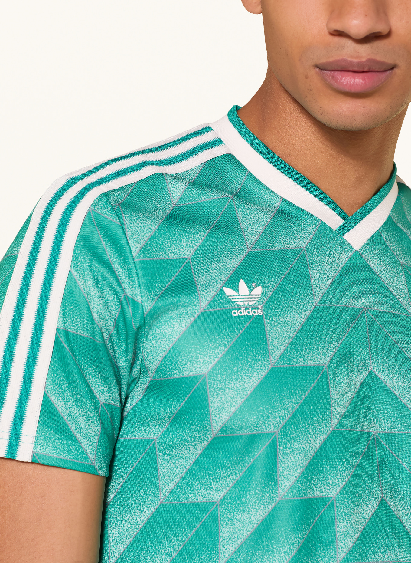 adidas Venkovní dres NĚMECKO 1990: ZELENÁ / BÍLÁ