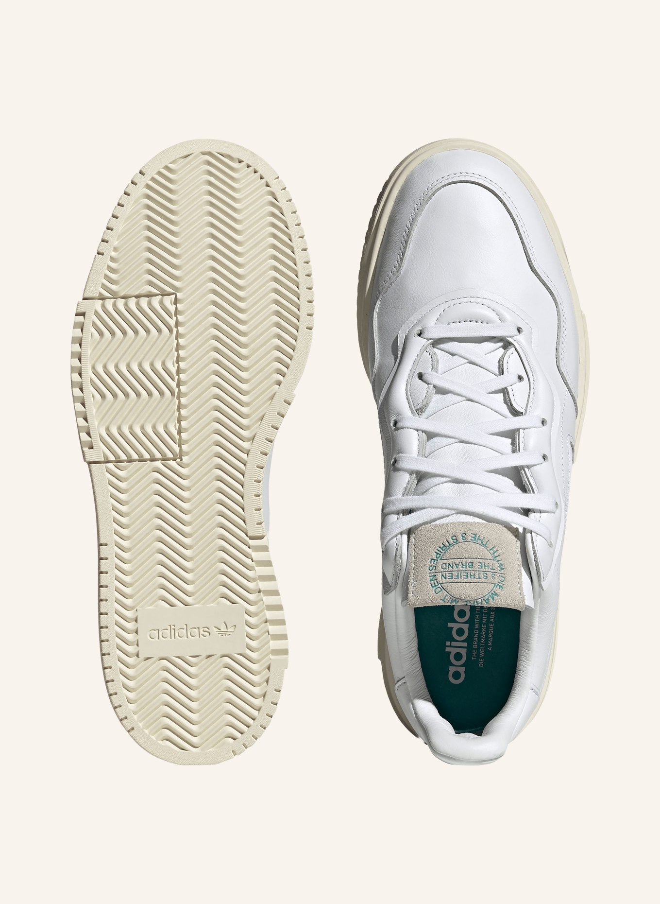 adidas Originals Tenisky SC PREMIERE: BÍLÁ / ŠEDÁ / ZELENÁ