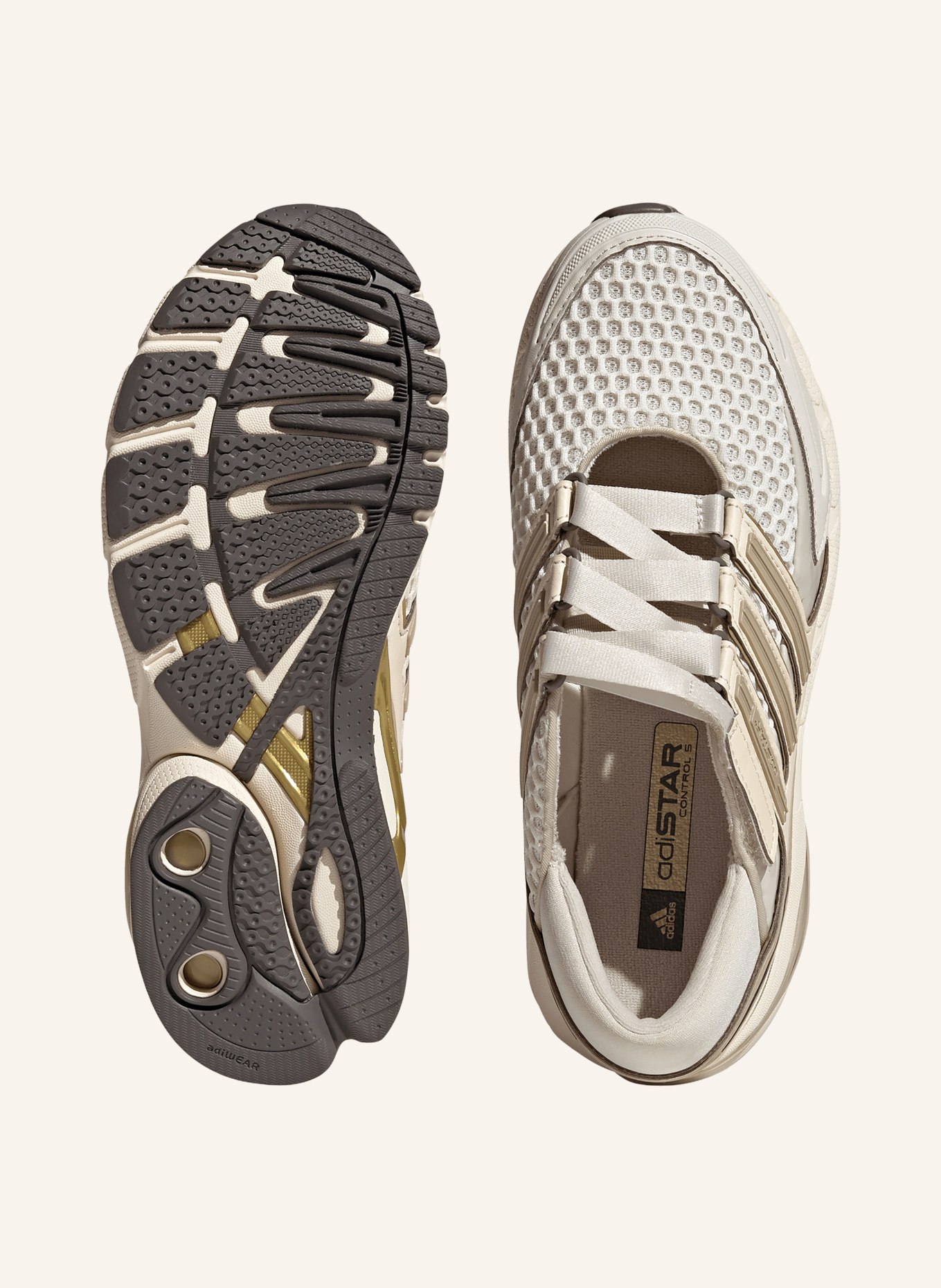 adidas Originals ADISTAR CONTROL 5 MJ Sneakers: BEIGE / OLIVE