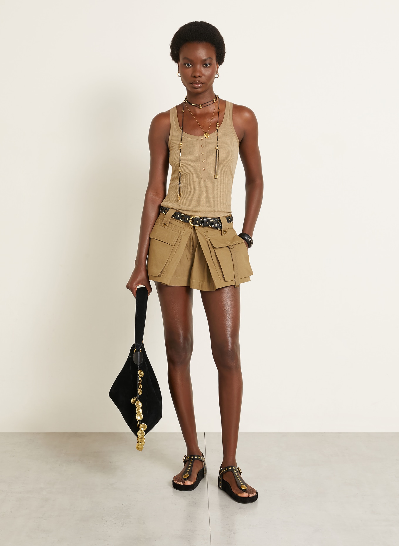 ISABEL MARANT Top HELMA: BEIGE