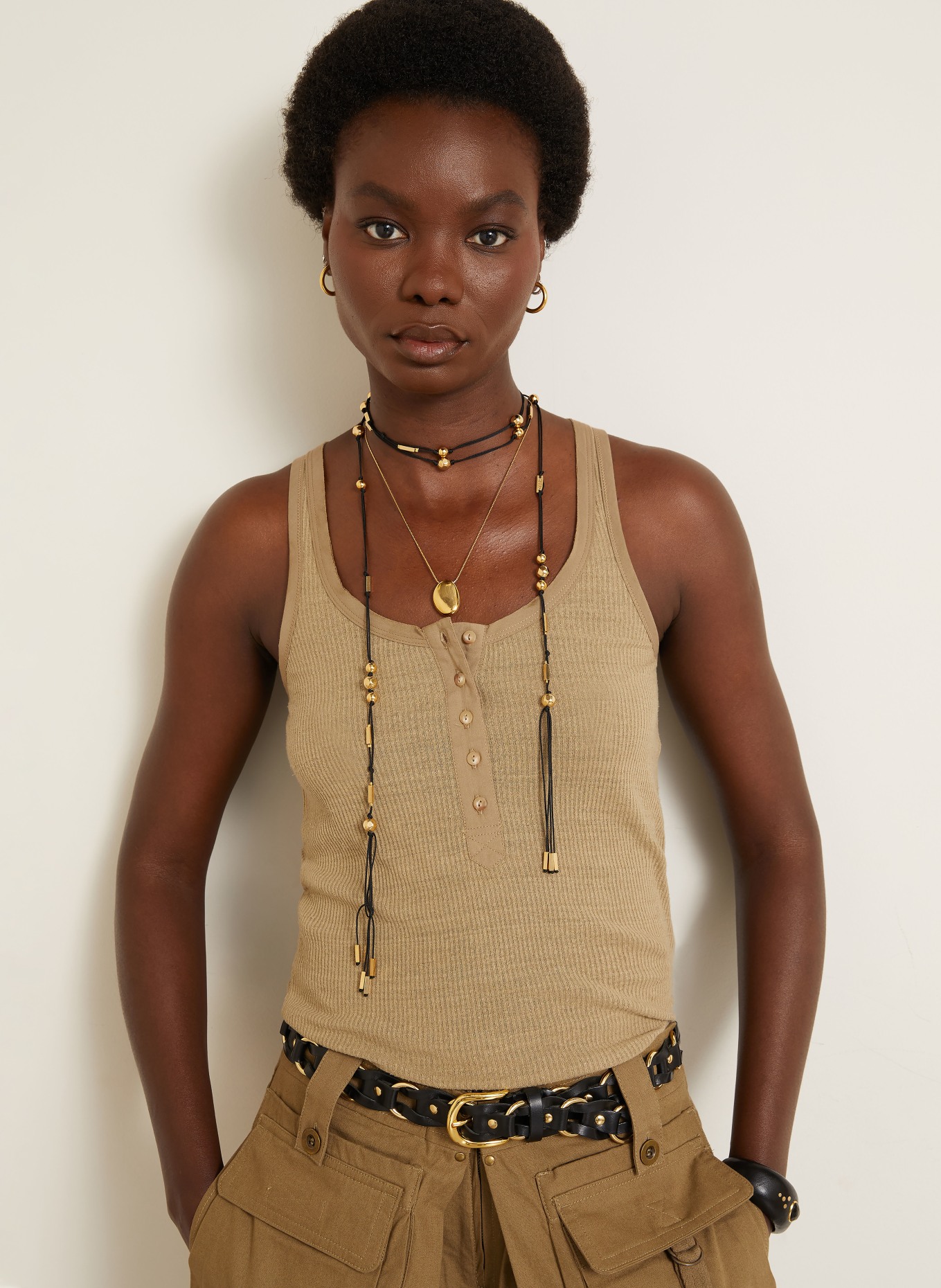 ISABEL MARANT Top HELMA: BEIGE