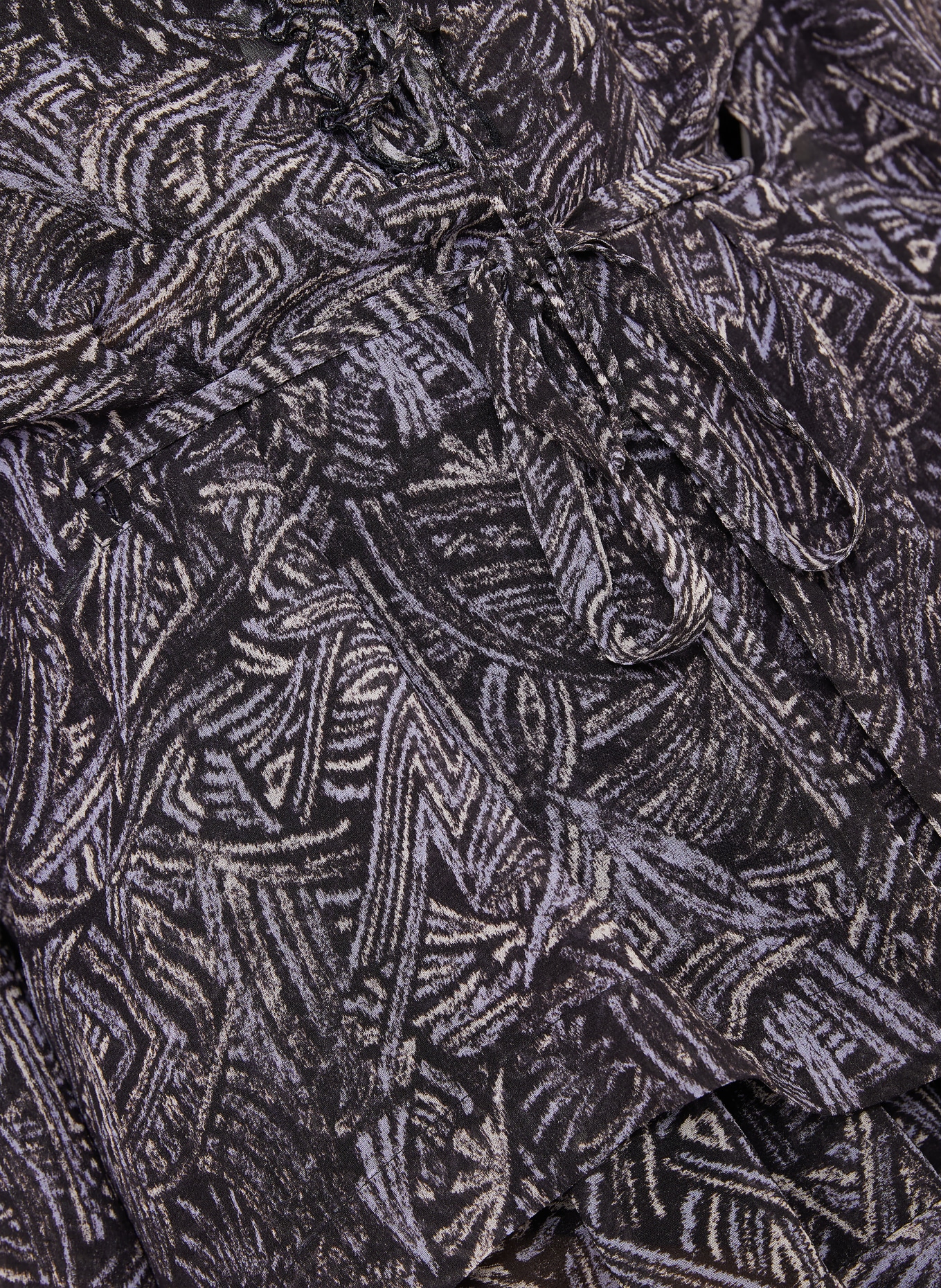 ISABEL MARANT Bluzka TEKIA z rękawami 3/4: CZARNY / JASNOFIOLETOWY / FIOLETOWY