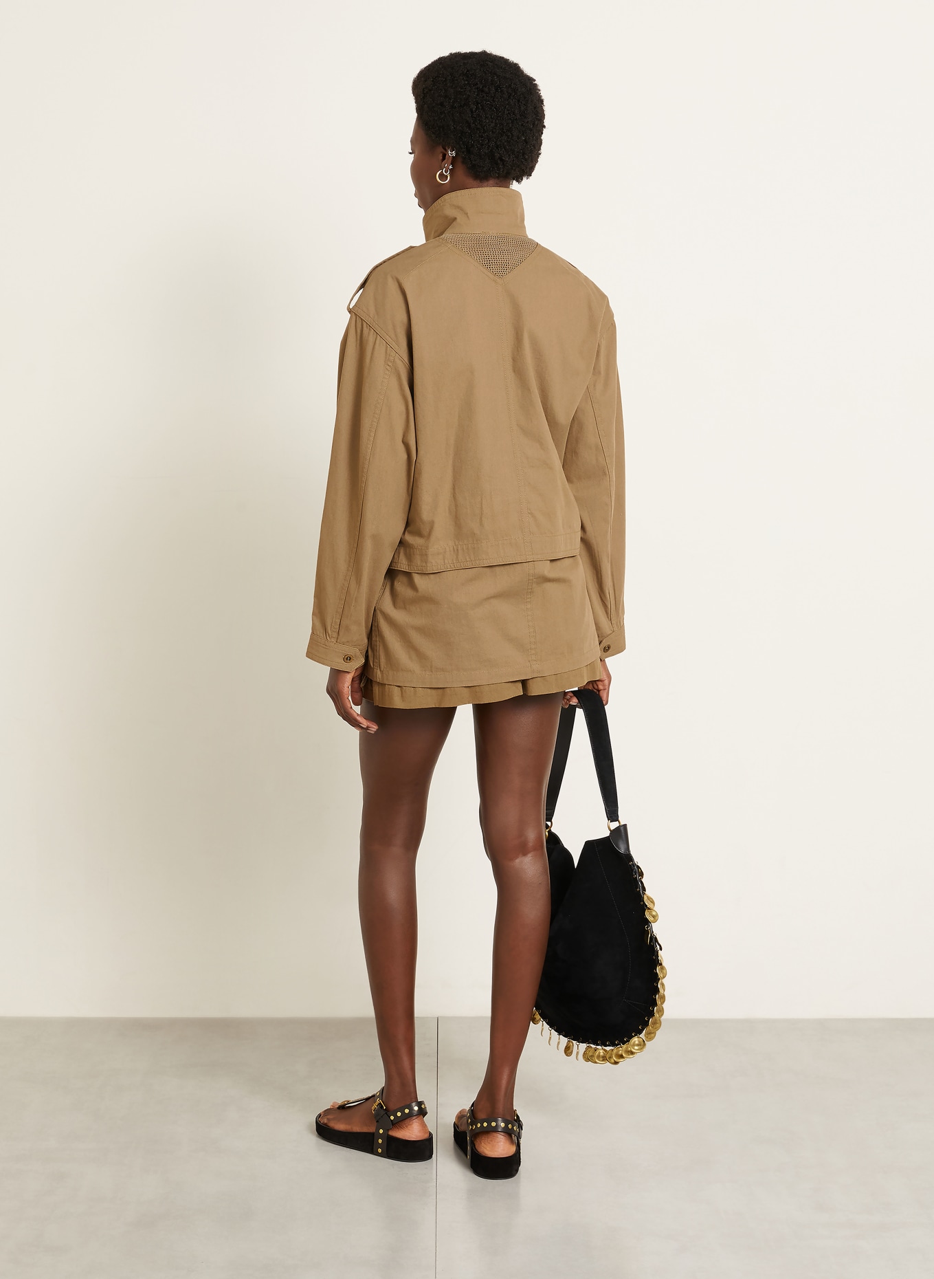 ISABEL MARANT Fieldjacket BERIZA: KHAKI