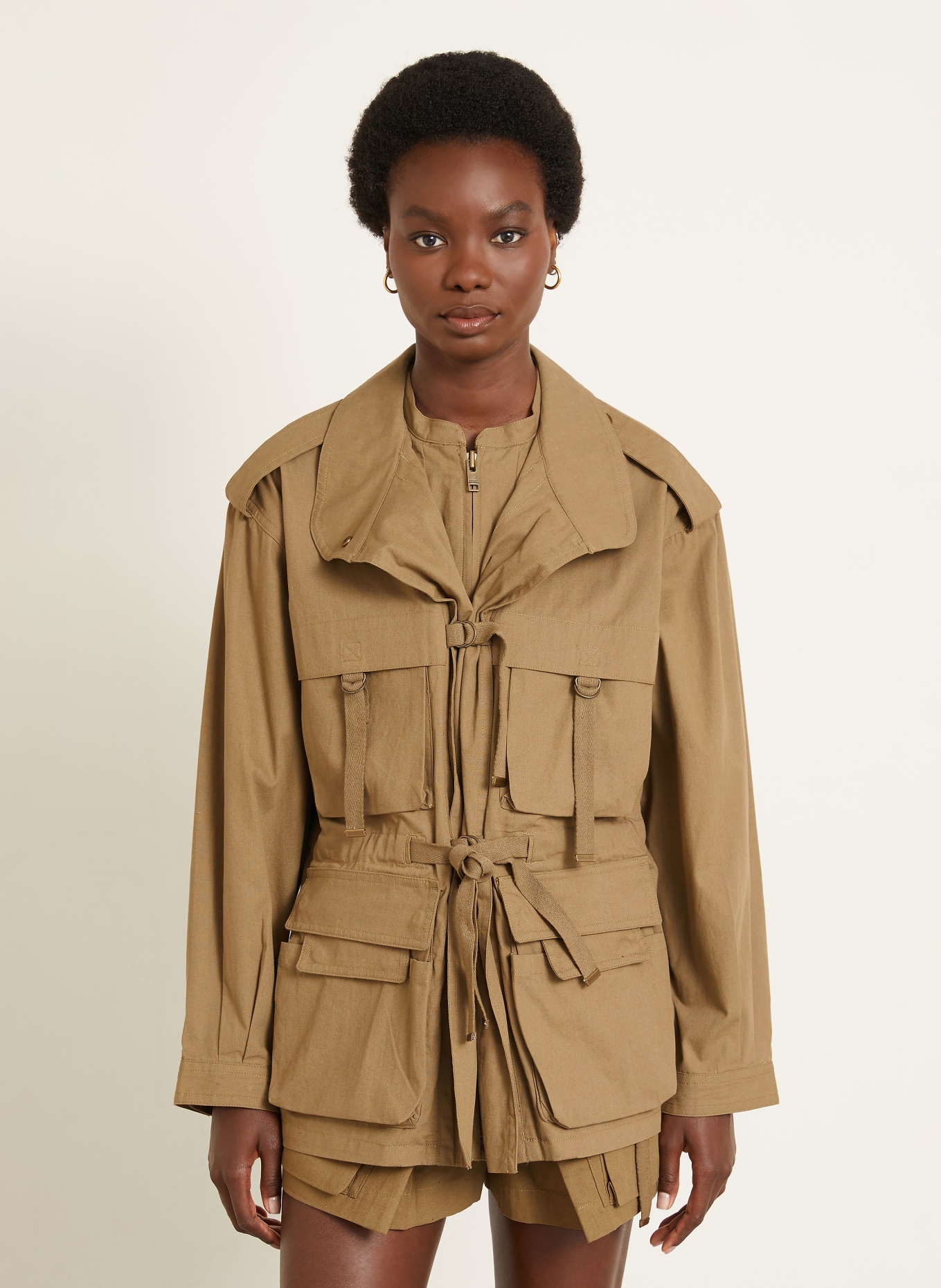 ISABEL MARANT Fieldjacket BERIZA: KHAKI