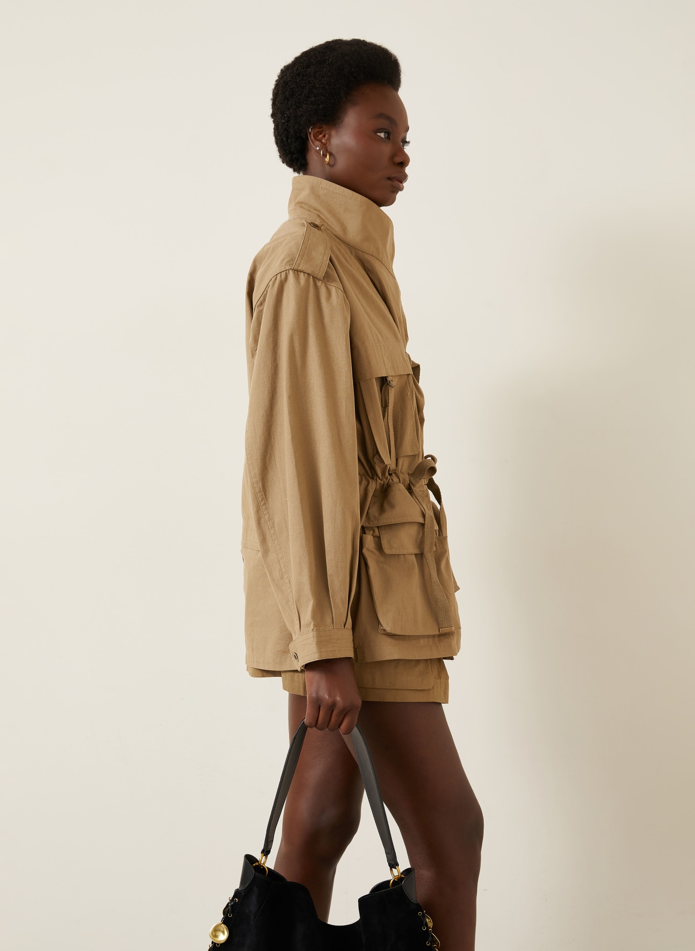 ISABEL MARANT Fieldjacket BERIZA: KHAKI