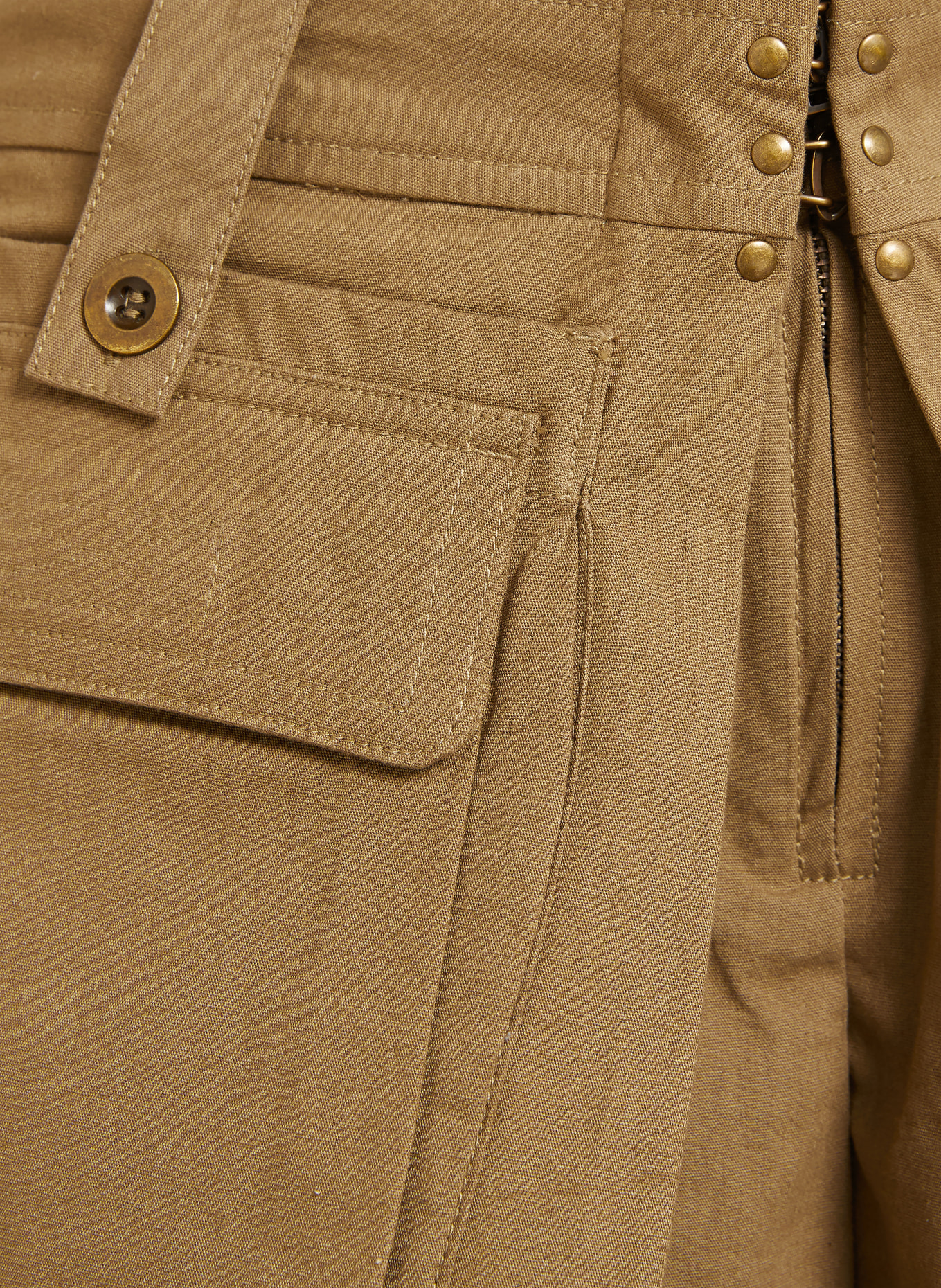 ISABEL MARANT Szorty BARTA: OLIWKOWY