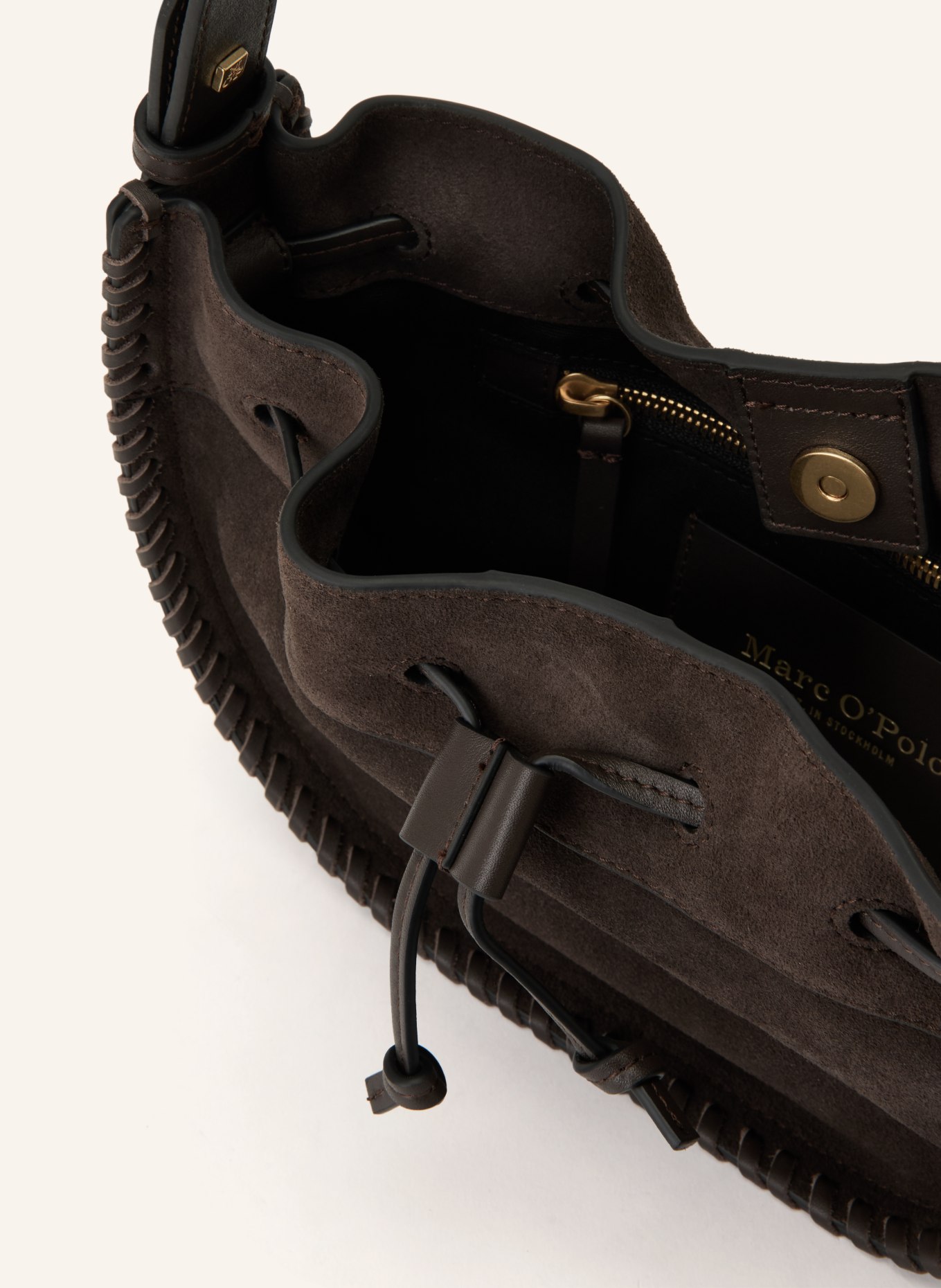 Marc O'Polo Beuteltasche AAMINA MINI: DUNKELGRAU