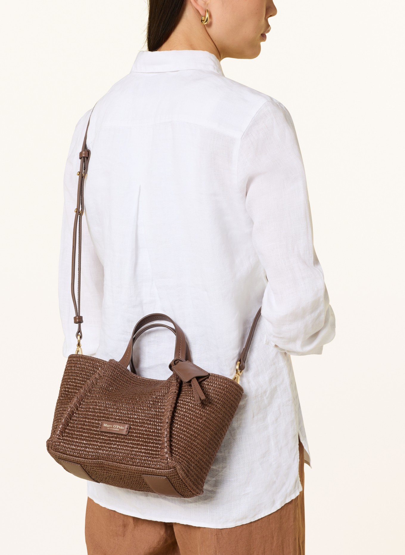 Marc O'Polo Handtas ELSA: MARRON FONCÉ