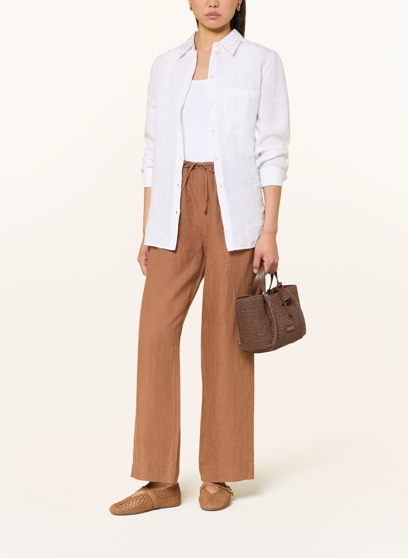 Marc O'Polo Handtas ELSA: MARRON FONCÉ