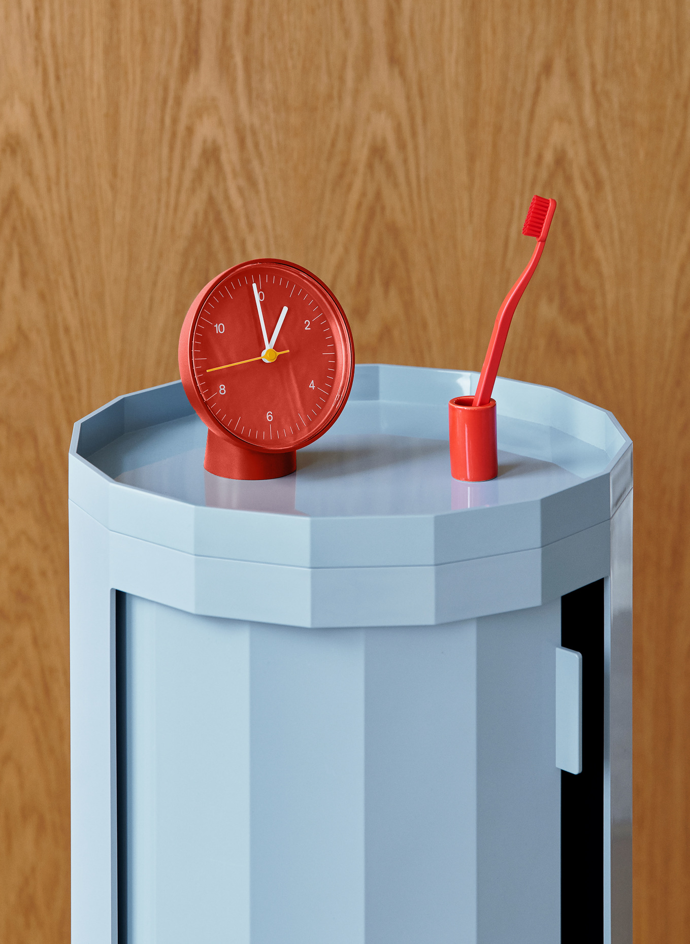 HAY zegar stołowy: CZERWONY