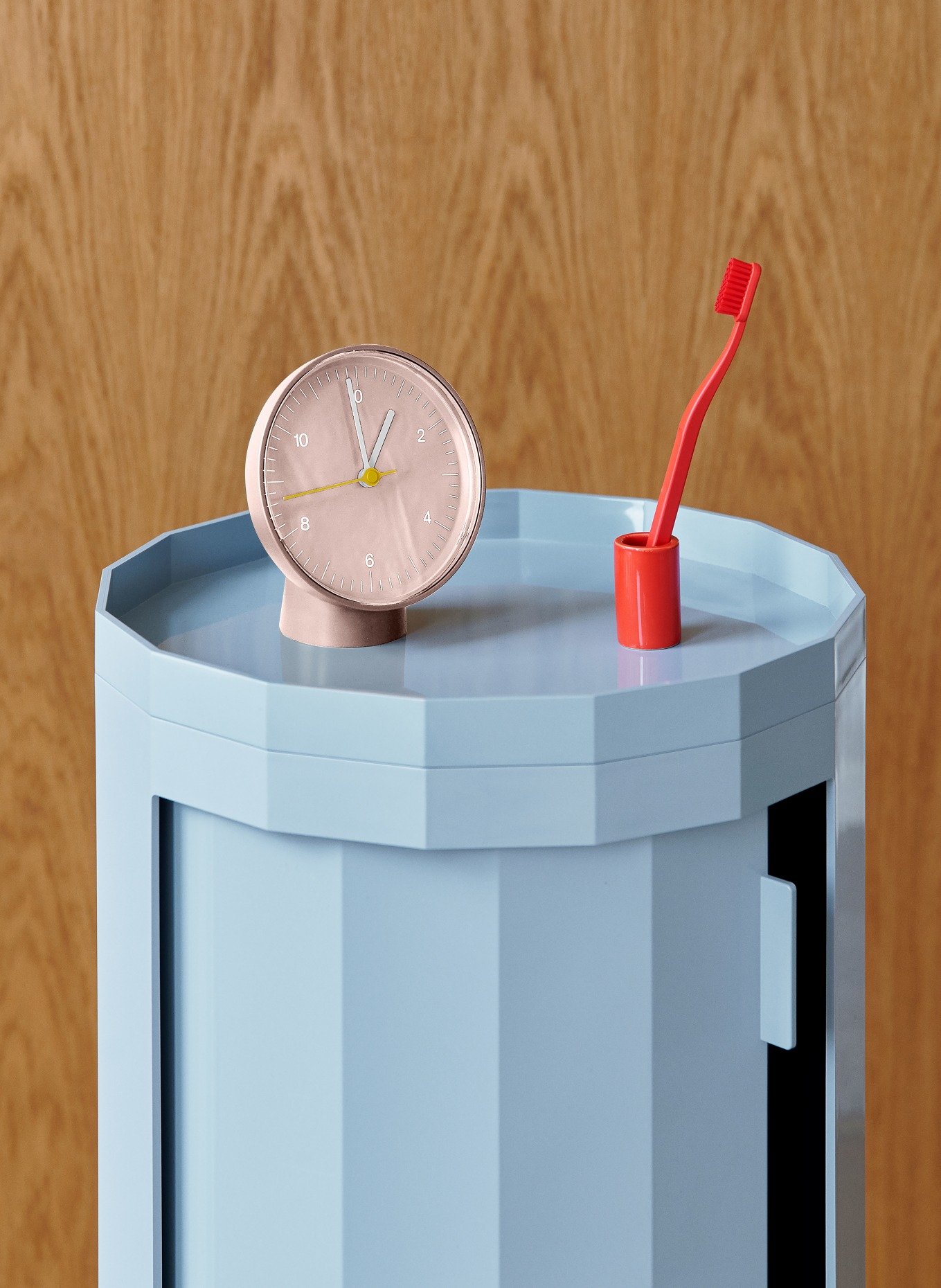 HAY zegar stołowy: BLADORÓŻOWY