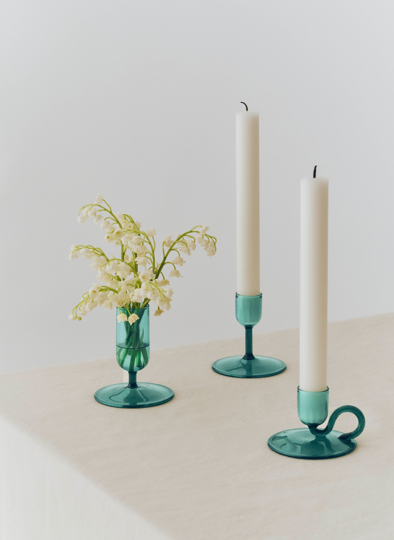 HAY Świecznik TINY: ZIELONY