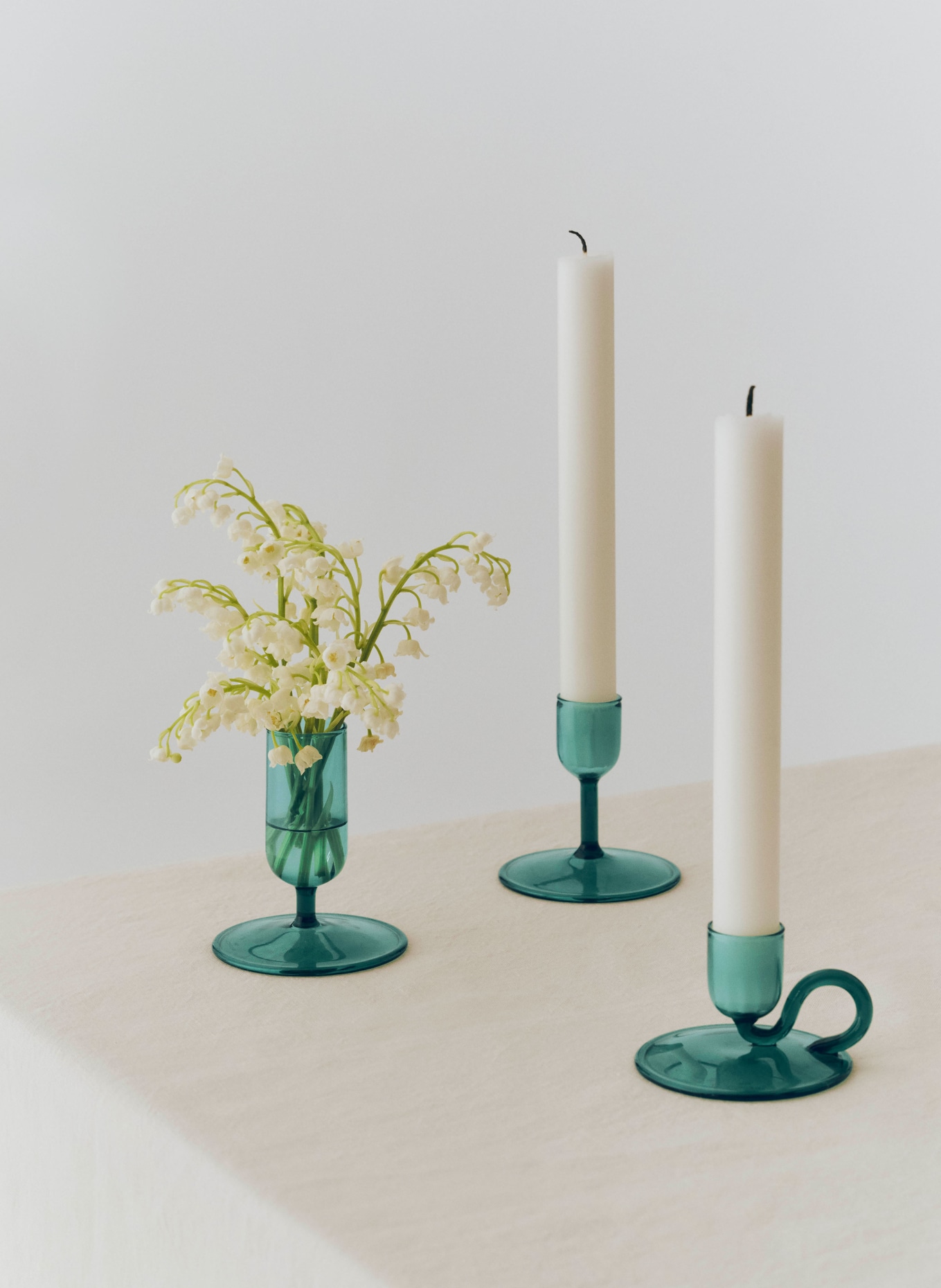 HAY Świecznik TINY: ZIELONY